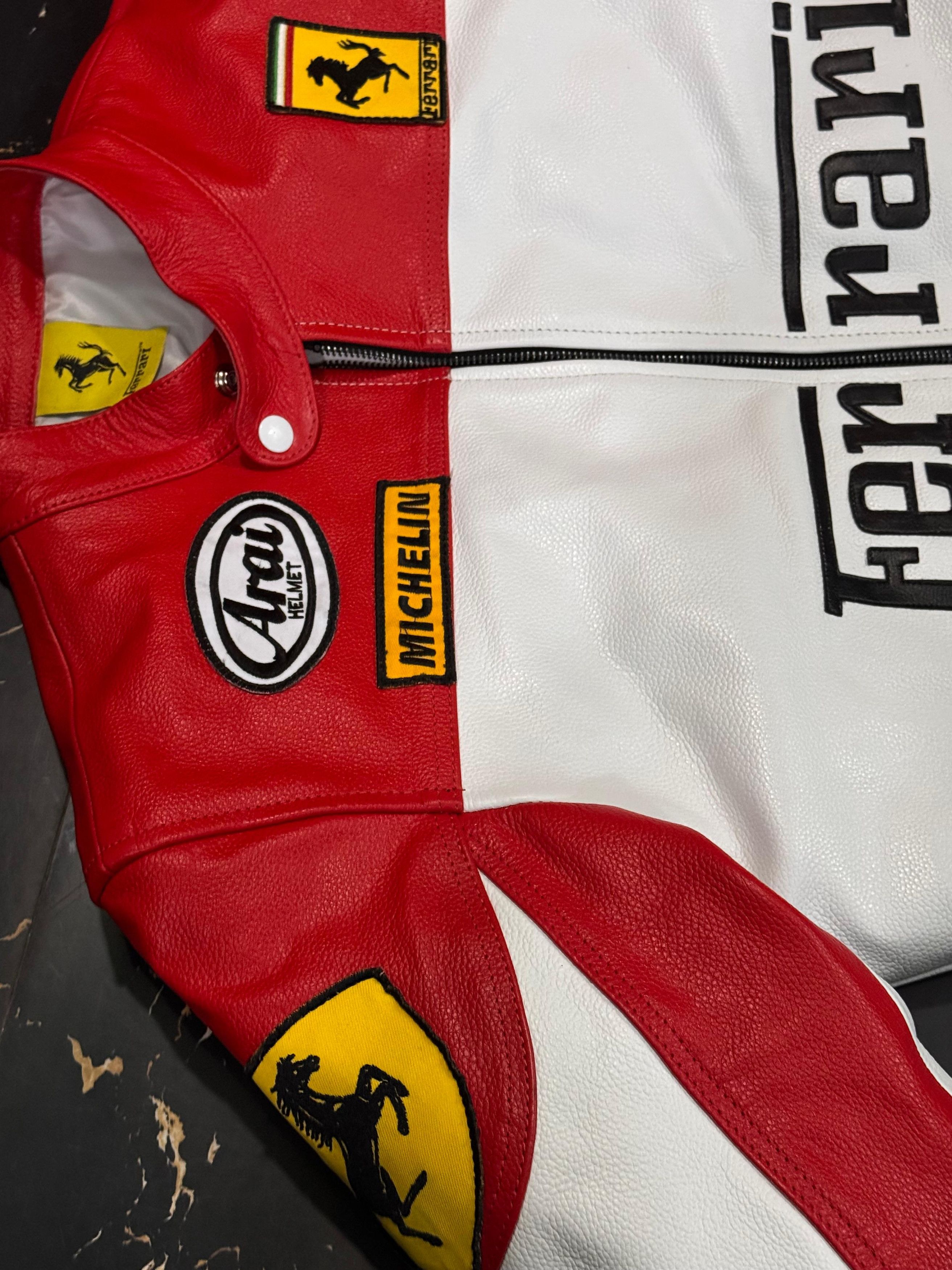 Ferrari × Vintage Vintage Ferrari Leather Jacket Size US M / EU 48-50 / 2 - 5 Thumbnail