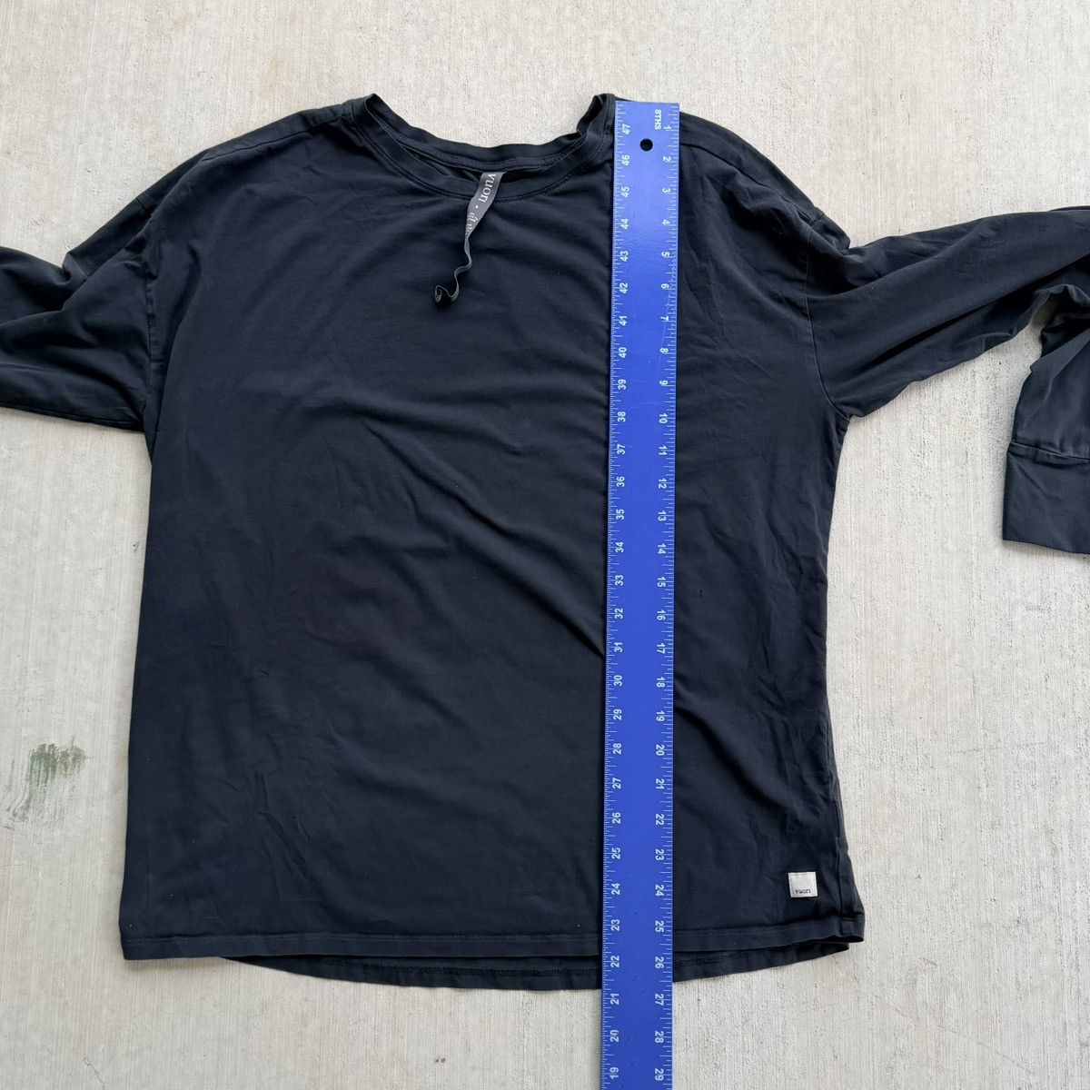 Vuori Vuori Current Tech T Shirt Long Sleeve Black Pullover Size US S / EU 44-46 / 1 - 6 Thumbnail