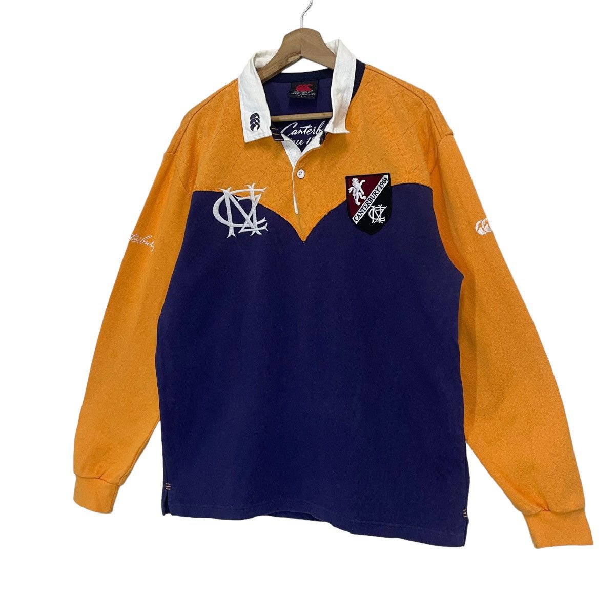 Canterbury of New Zealand Vintage Canterbury Of New Zealand Polo Rugby Shirt Size M Size US M / EU 48-50 / 2 - 3 Thumbnail