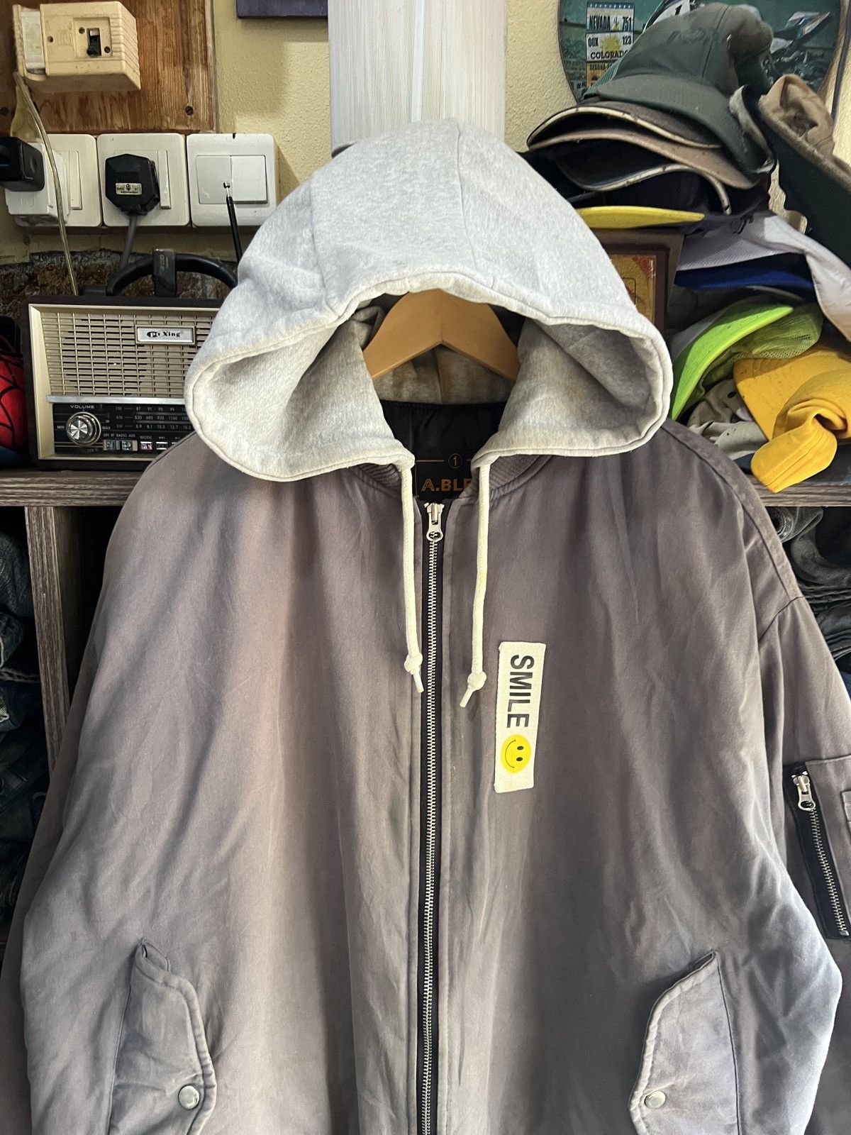 Japanese Brand 🔥A. Bless Smile Zipper Jacket Hoodie Size US XXL / EU 58 / 5 - 4 Thumbnail