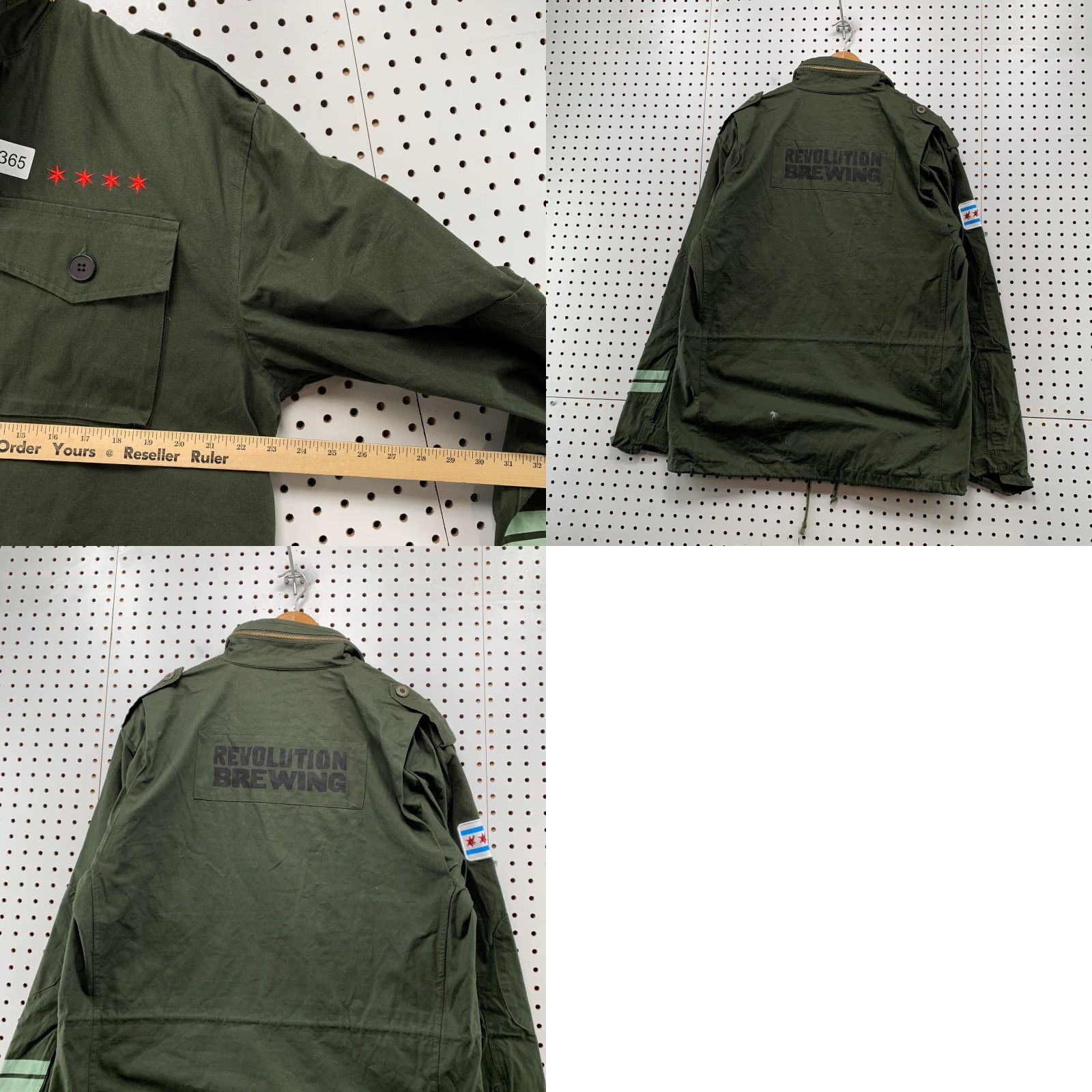 Vintage VINTAGE Revolution Brewing Military Jacket Mens M Green Chicago Field Coat Size US M / EU 48-50 / 2 - 8 Thumbnail