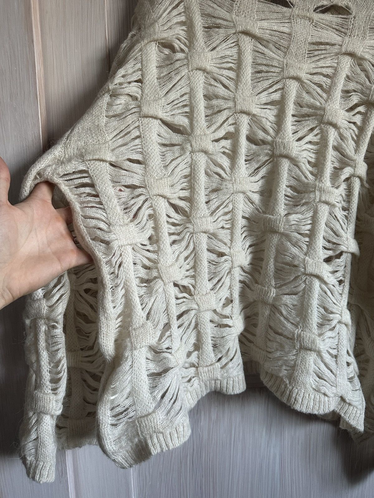 Ground Y × Yohji Yamamoto Ground Y Yohji Yamamoto knit sweater destroyed Size US M / EU 48-50 / 2 - 10 Thumbnail