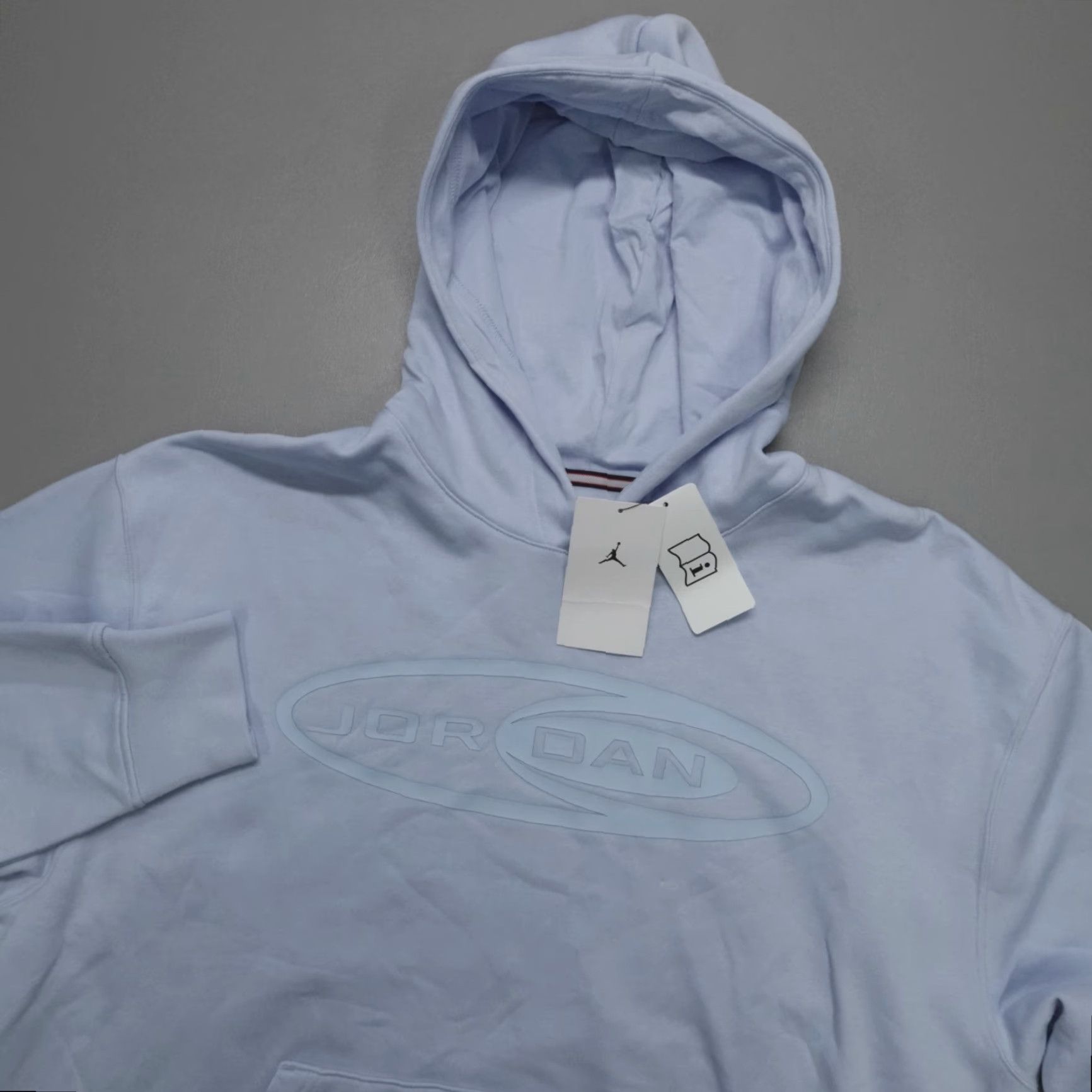 Jordan Brand Jordan Essentials Pullover Hoodie Men L Midweight Brushed Fleece Blue Logo Jumpman Shirt Hoodie Mens Blue Jordan Size US L / EU 52-54 / 3 - 2 Thumbnail