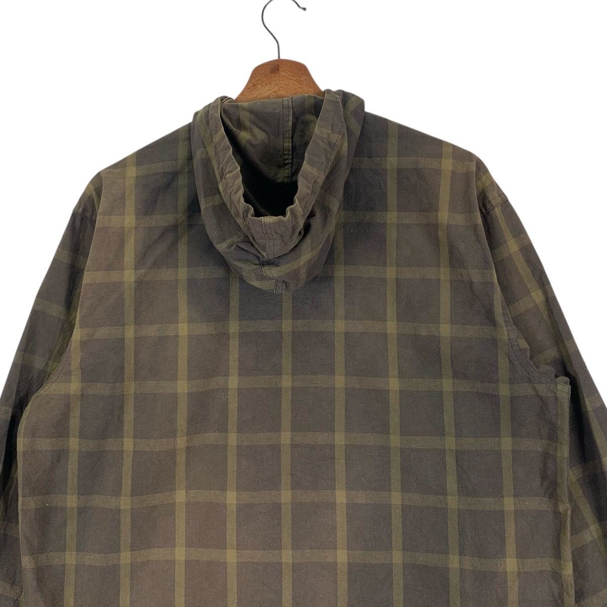 Japanese Brand Vintage Sharkey’s Checkered Jacket Hoodie Size US L / EU 52-54 / 3 - 11 Thumbnail