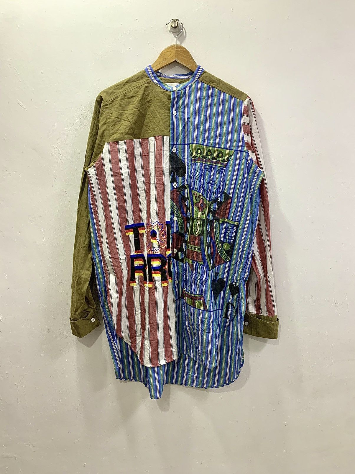 Stella McCartney STELLA McCARTNEY “JACK OF SPADES” PLAYING CARDS L/S SHIRT Size US L / EU 52-54 / 3 - 5 Thumbnail