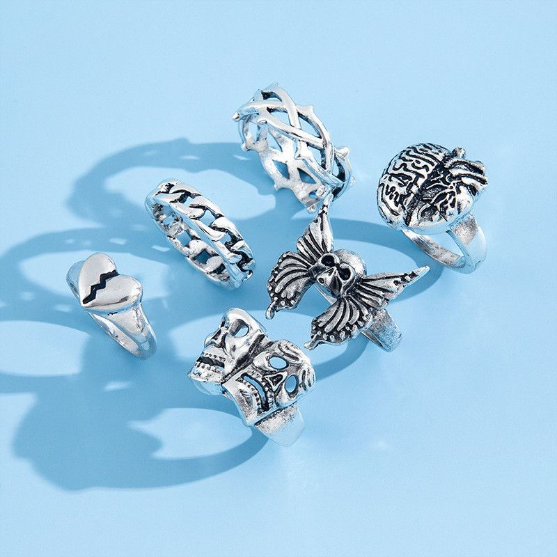 Jewelry Crazy Jewelry Rings Open Size Chrome Ring (Size 7-13) Size ONE SIZE - 4 Thumbnail