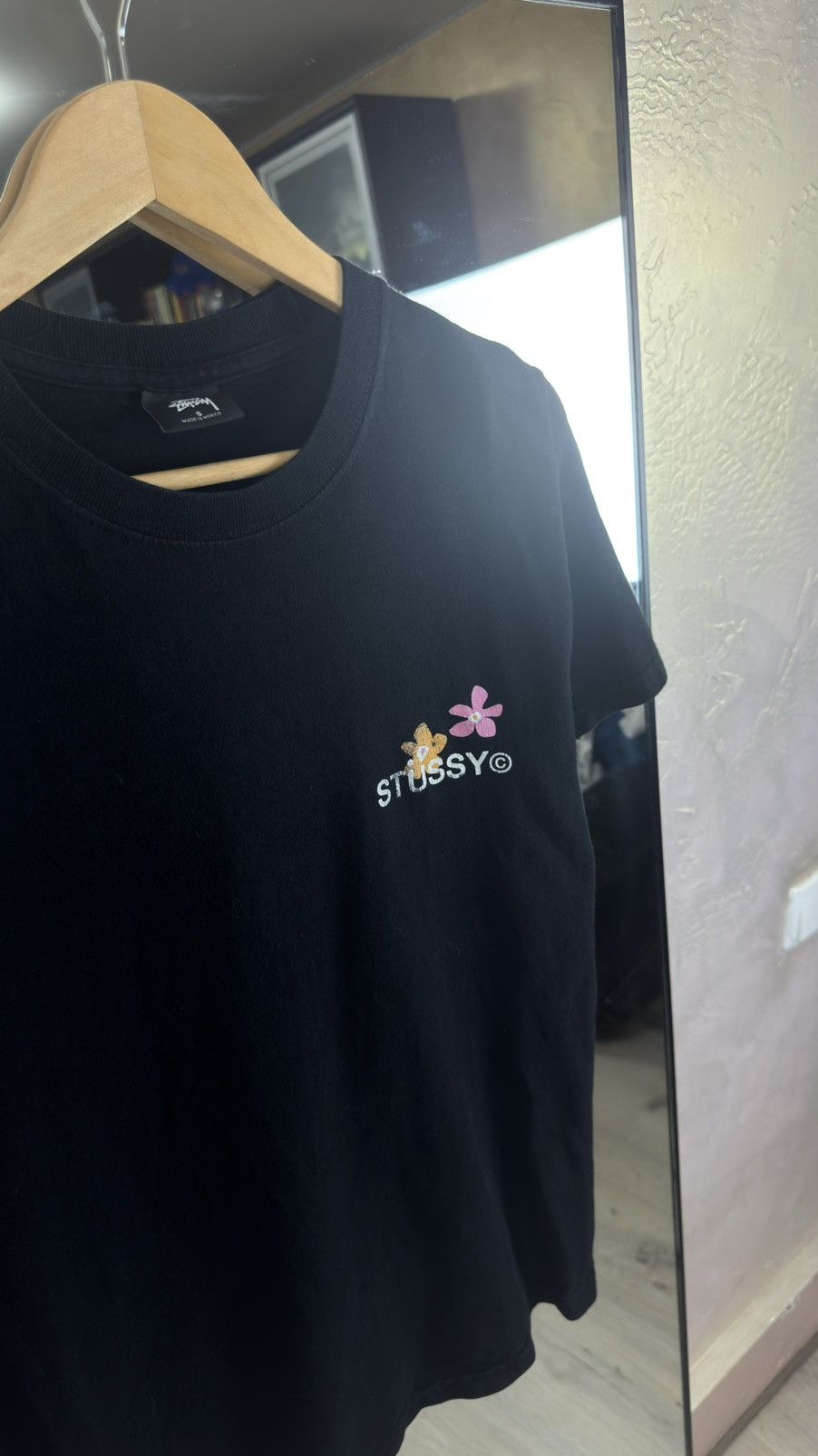 Stussy Stussy Floral World Tour Graphic Tee Black Size US S / EU 44-46 / 1 - 5 Thumbnail