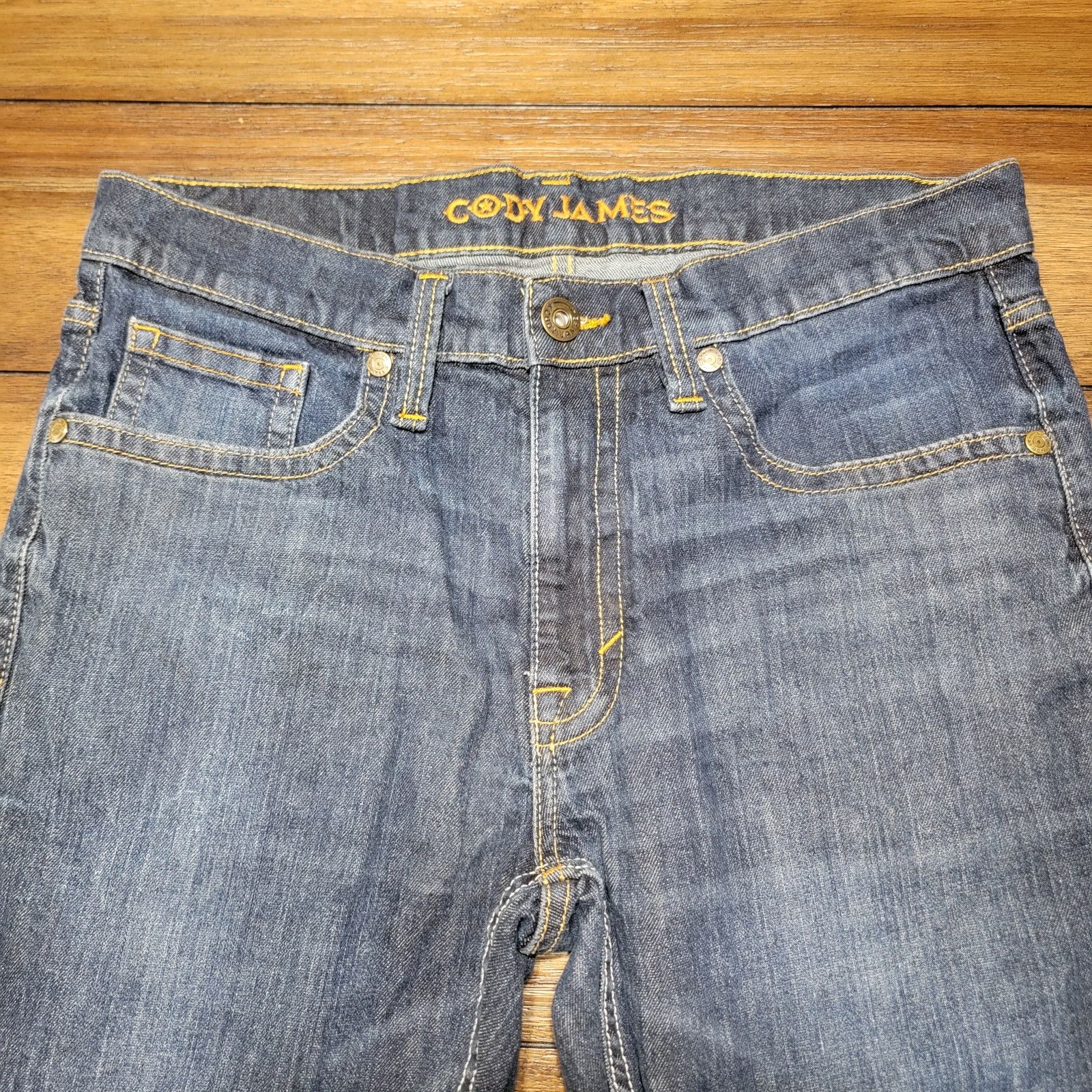Cody James Cody James Straight Denim Jeans - Size 34W x 32L Size US 34 / EU 50 - 2 Thumbnail