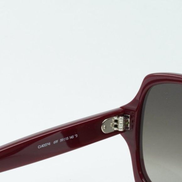 Celine NEW CELINE CL40074I 69F BURGUNDY BROWN GRADIENT SUNGLASSES Size ONE SIZE - 7 Thumbnail