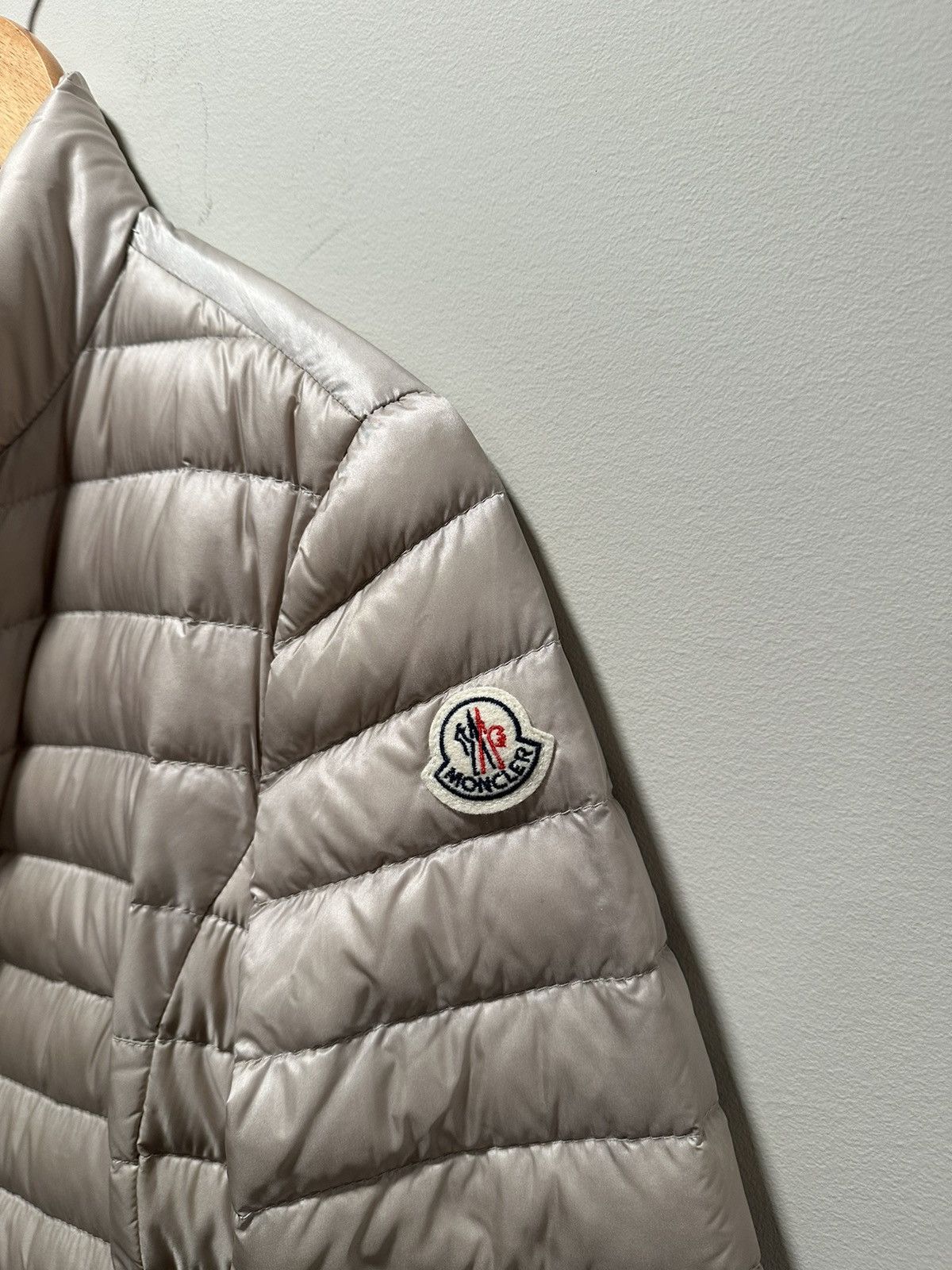Moncler Moncler Grey Agatelon Long Puffer Jacket Size 2 / Small Size XS / US 0-2 / IT 36-38 - 4 Thumbnail