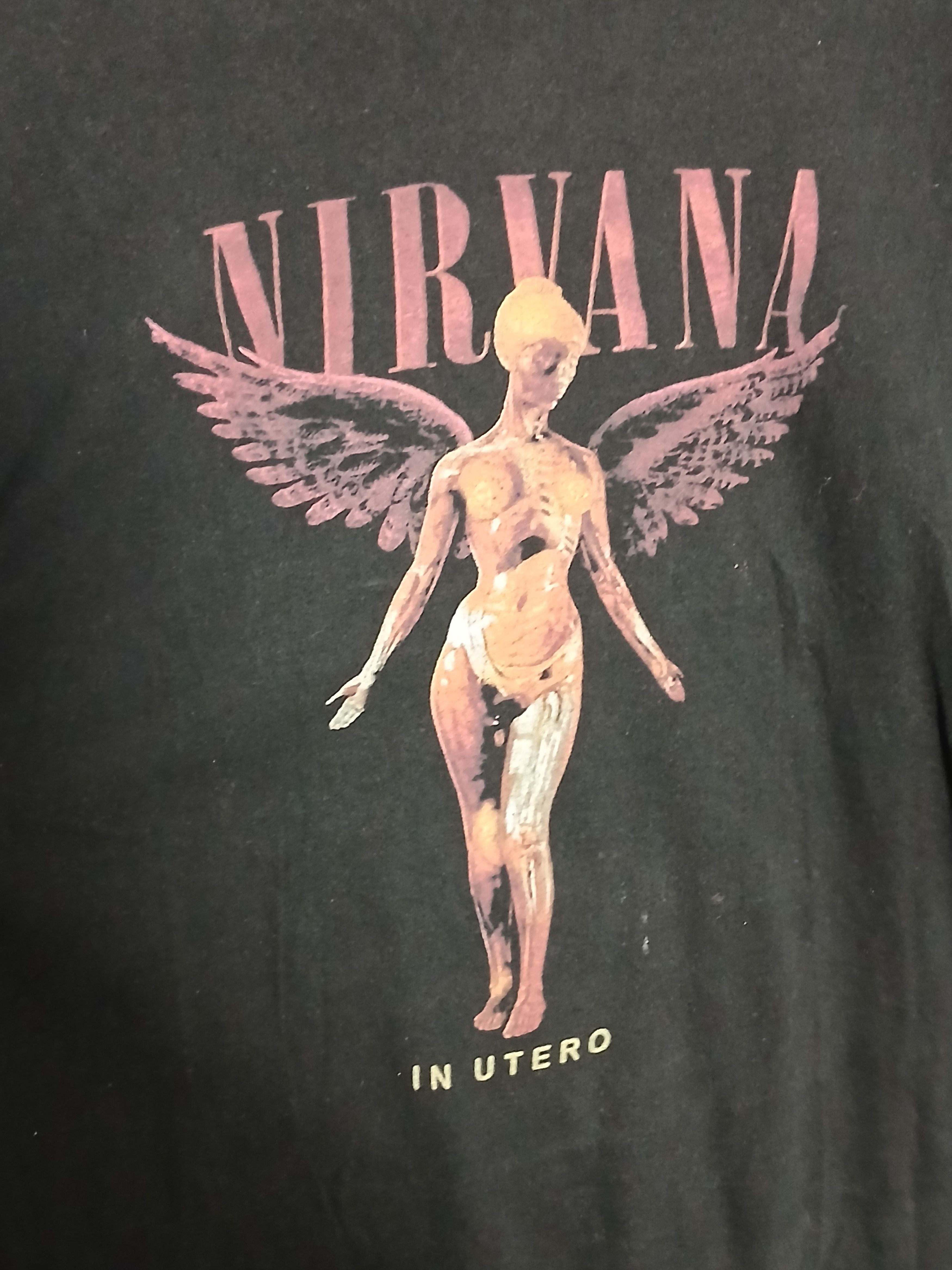 Band Tees × Nirvana Nirvana In Utero Kurt Cobain T-Shirt Size US M / EU 48-50 / 2 - 3 Thumbnail