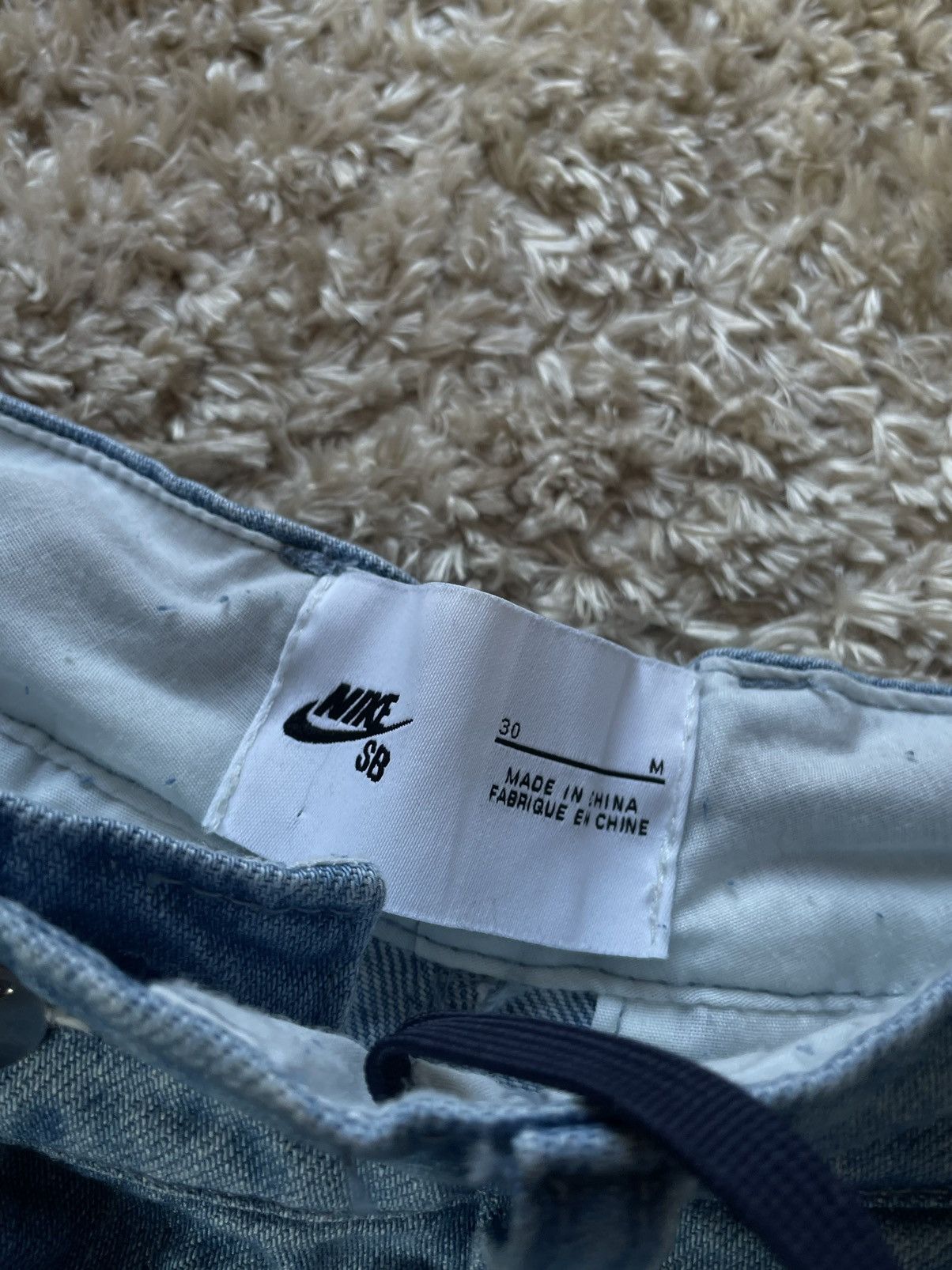 Nike × Vintage Vintage Nike SB Denim Jogger Pants Size US 30 / EU 46 - 7 Thumbnail