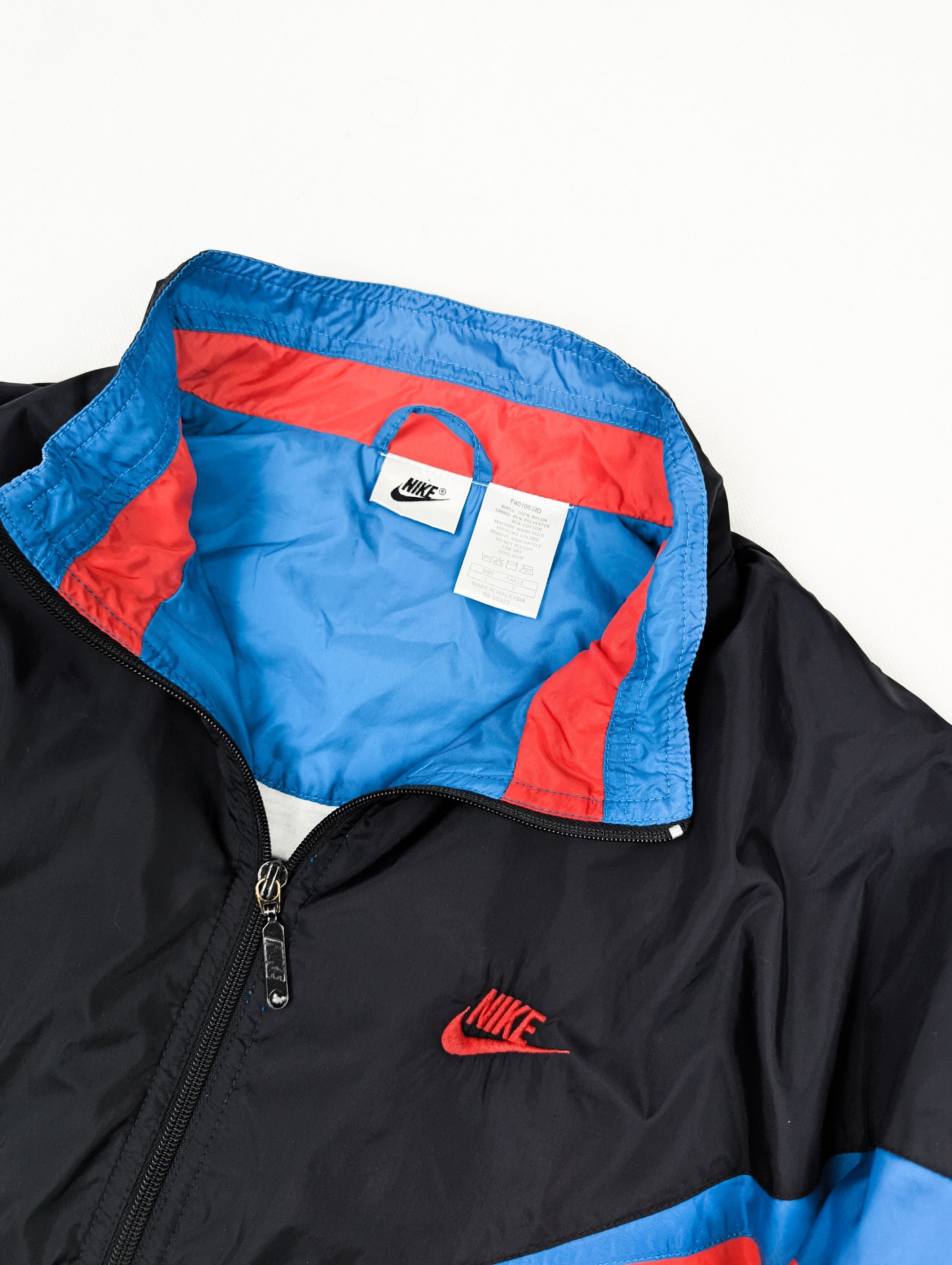 Nike × Vintage Nike vintage nylon jacket swoosh L Size US L / EU 52-54 / 3 - 3 Thumbnail