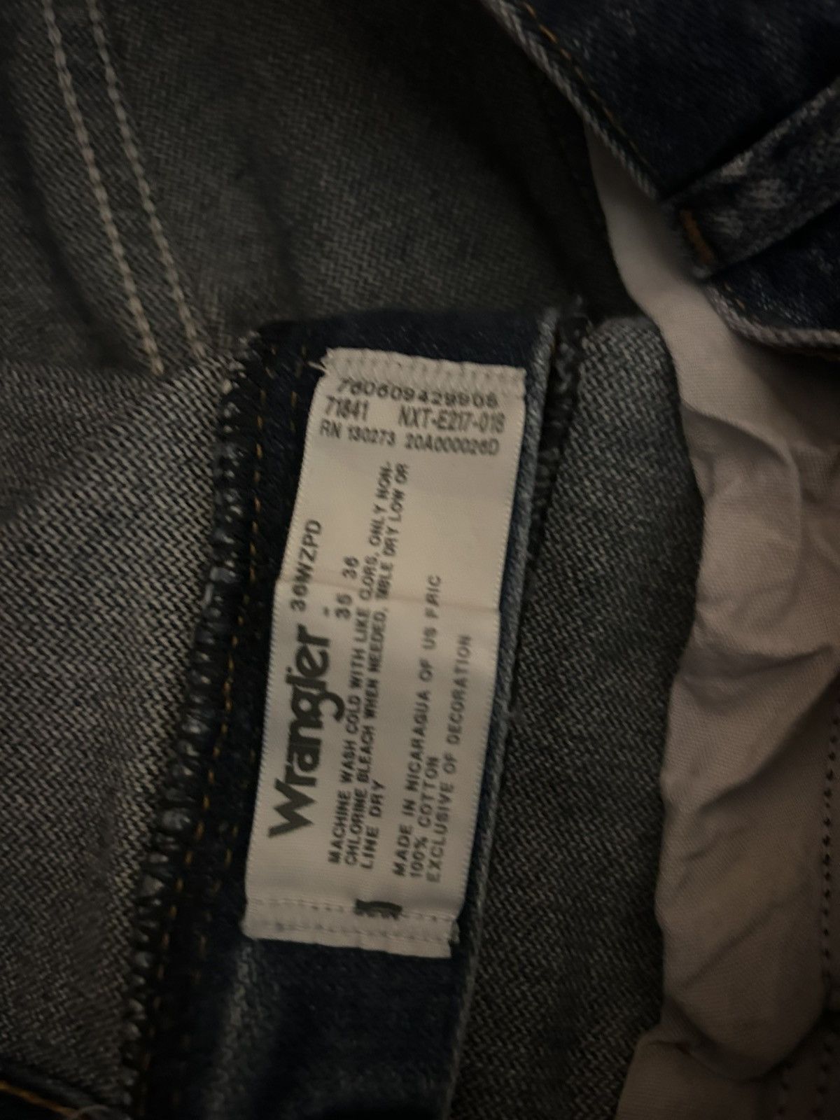 Wrangler Wrangler Work Jeans Size US 34 / EU 50 - 2 Thumbnail