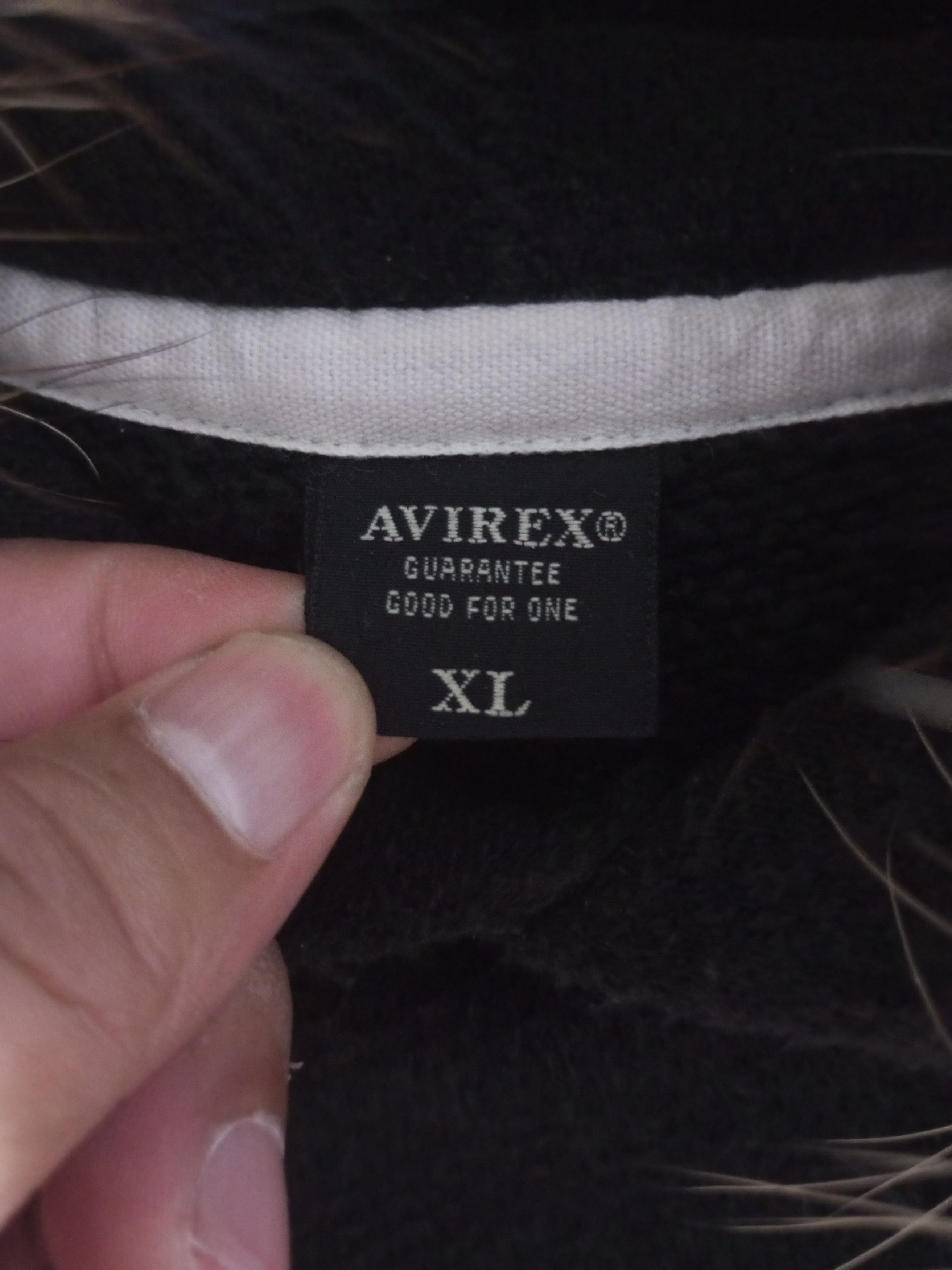Japanese Brand Vintage avirex fighter fur hoodie Size US XL / EU 56 / 4 - 12 Thumbnail