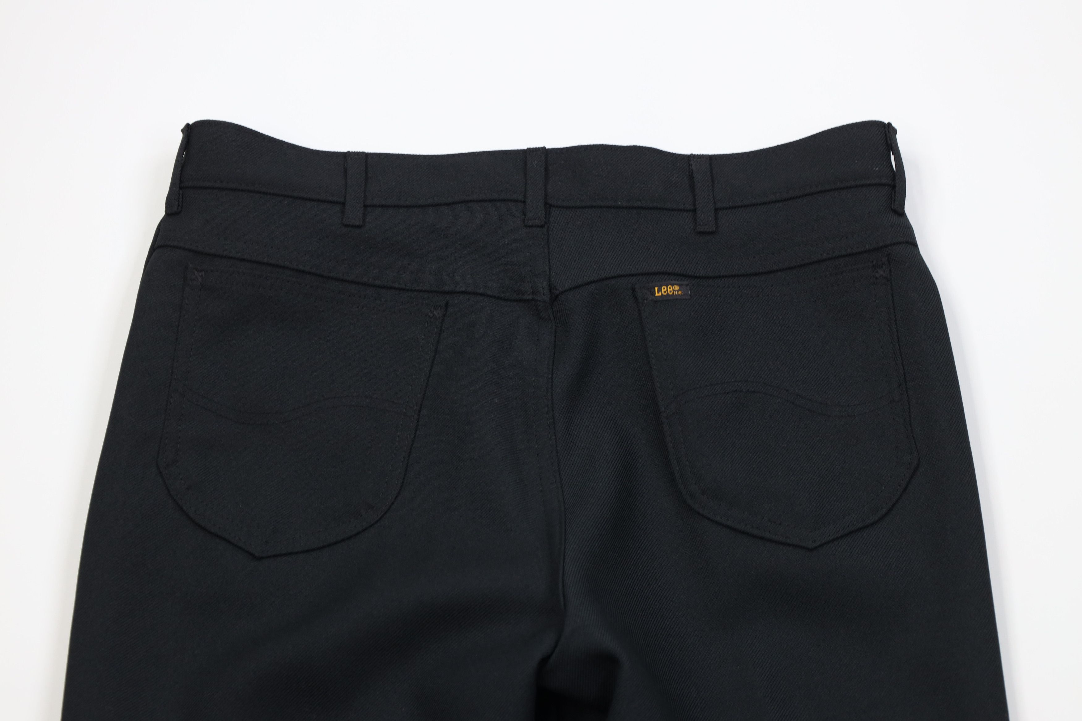 Lee Vintage 90s Lee Western Flared Wide Leg Chino Pants Black Size US 36 / EU 52 - 10 Thumbnail