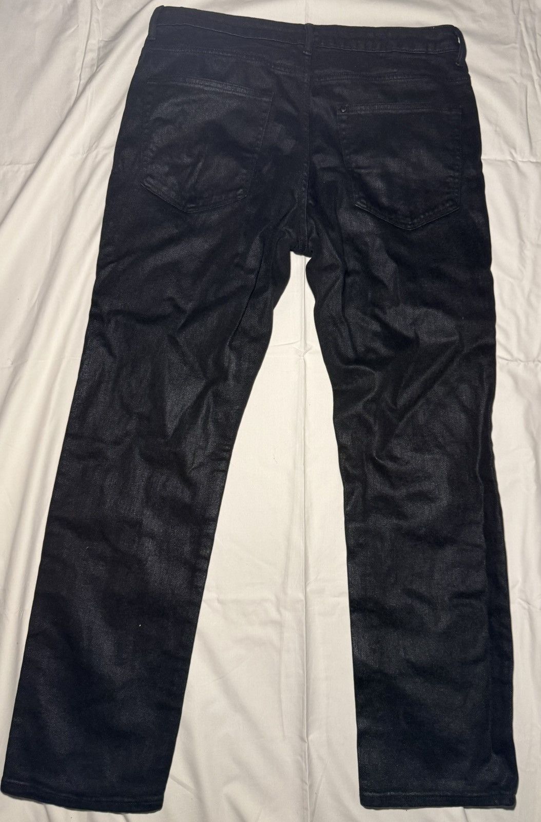 H&M Black opium aesthetic jeans 🦇🌑 Size US 36 / EU 52 - 2 Thumbnail