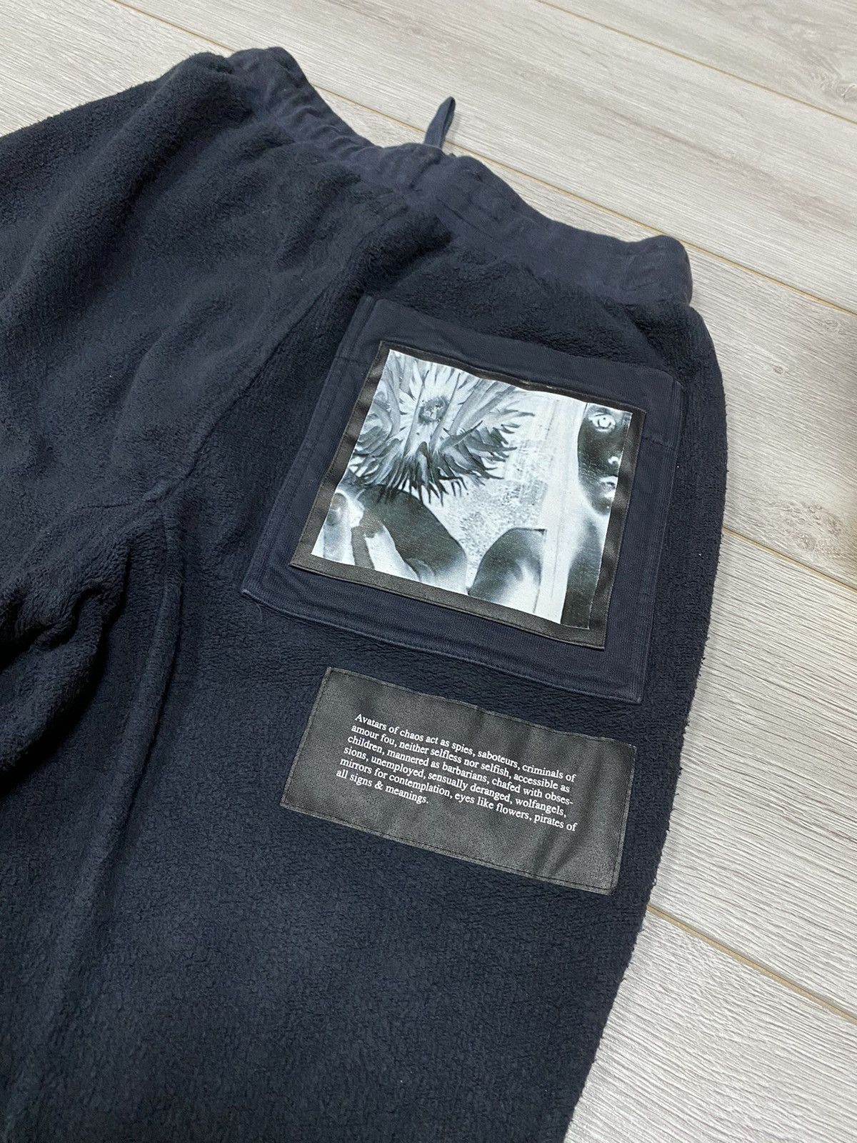 Julius ISDN Japanese RARE image fleece/cotton vintage wide pants Size US 32 / EU 48 - 9 Thumbnail