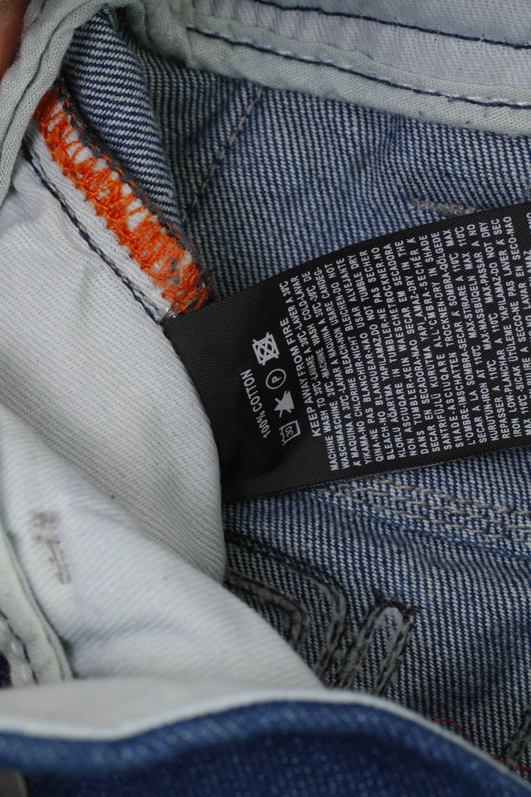 Other 882 POLICE Men 30 Jeans Trousers Picolino Blue Denim 4032 Size US 30 / EU 46 - 8 Thumbnail