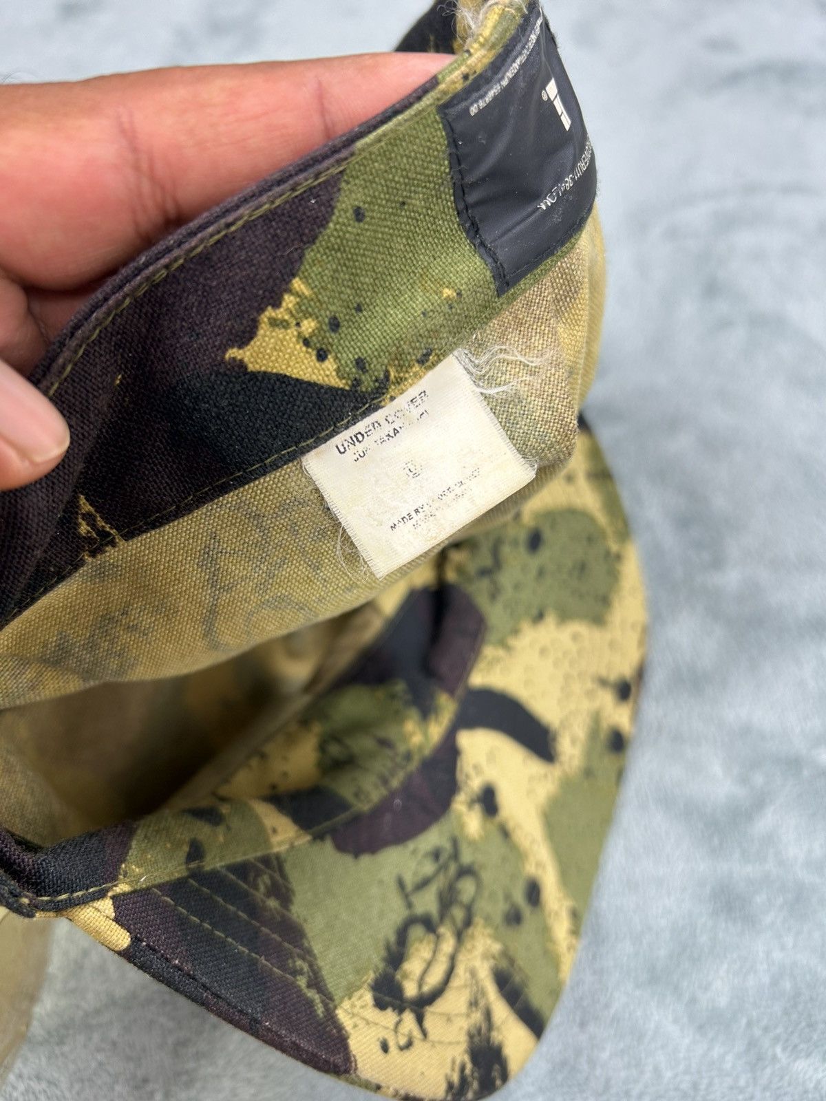 Undercover Vintage Undercover Camo Cap Size ONE SIZE - 7 Thumbnail