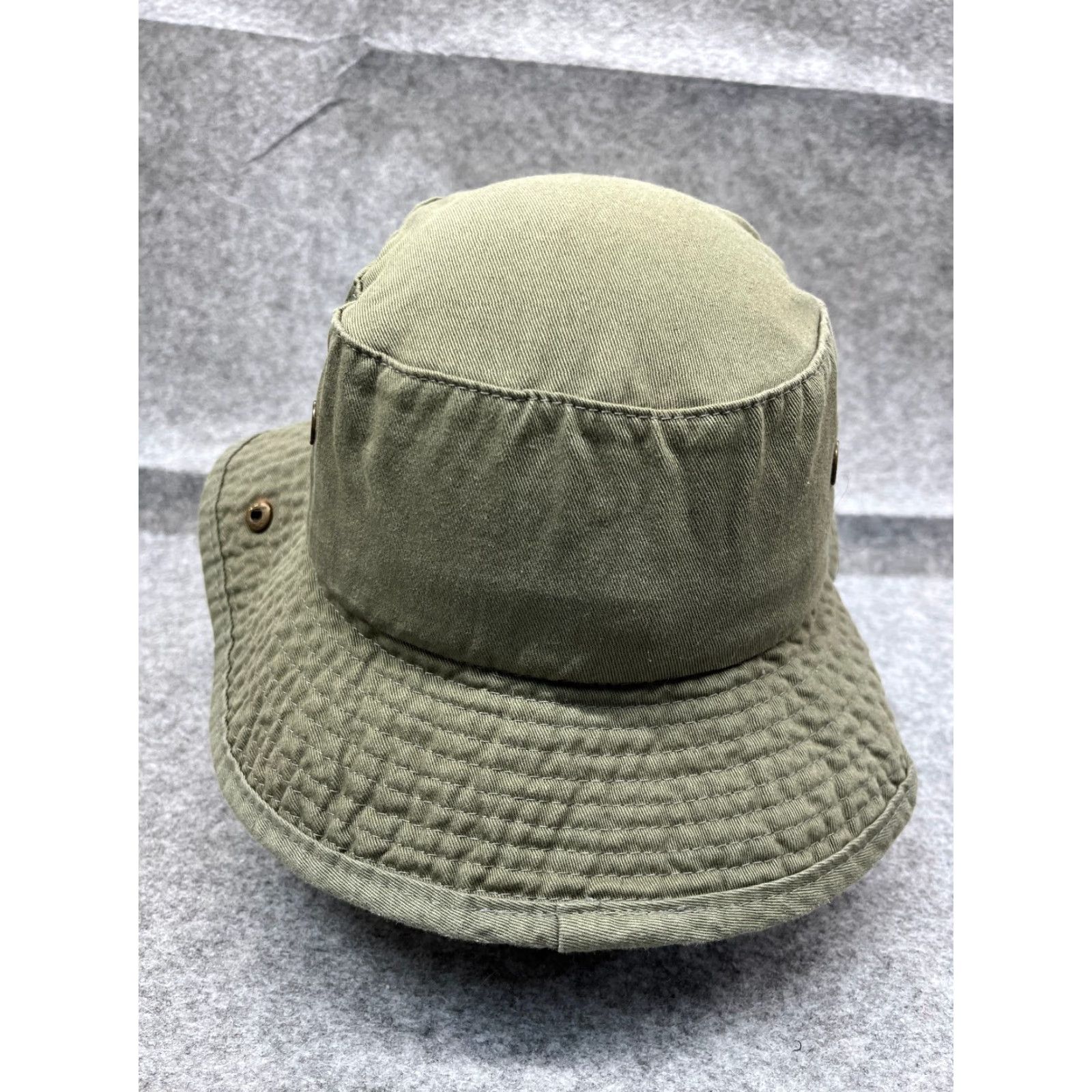 Adidas adidas Bucket Hat Adult Medium Green 100% Cotton Twill Casual Logo Beach Size ONE SIZE - 6 Thumbnail