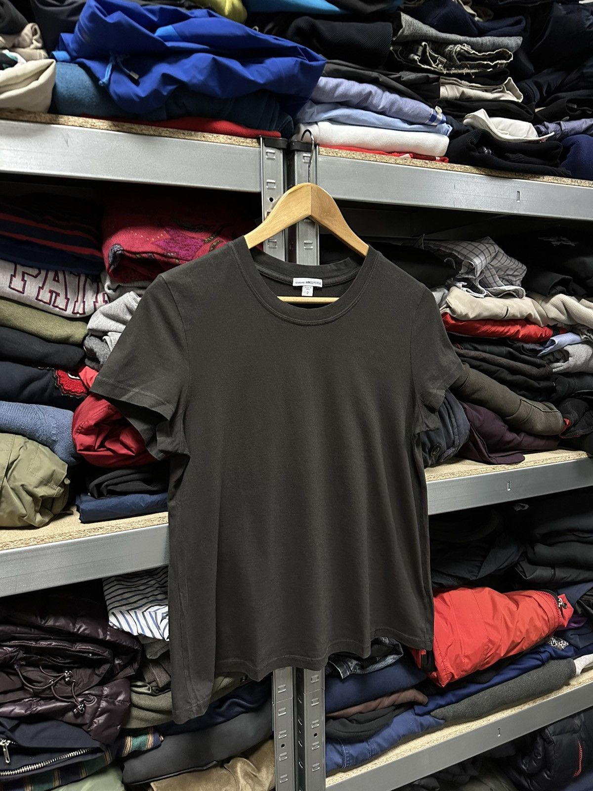 James Perse Standard James Perse Women’s T-Shirt Black Tee USA Size 2 Size M / US 6-8 / IT 42-44 - 2 Thumbnail