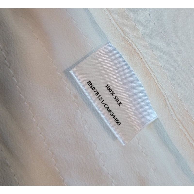 Eileen Fisher Eileen Fisher Silk Quilted Open Front Jacket – Ivory – M Size M / US 6-8 / IT 42-44 - 9 Thumbnail