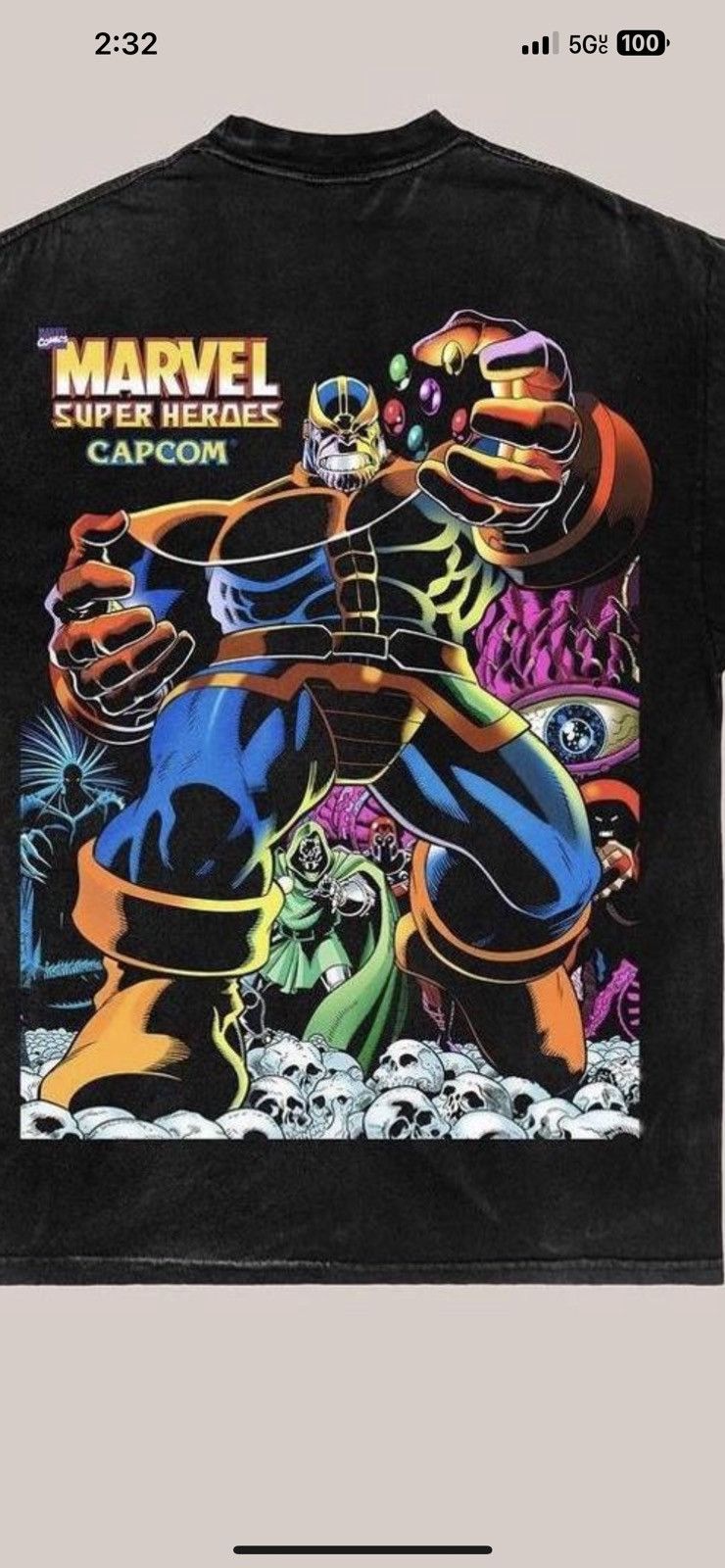Marvel Comics Marvel vs Capcom Mask & Disguise shirt Size US XL / EU 56 / 4 - 2 Thumbnail