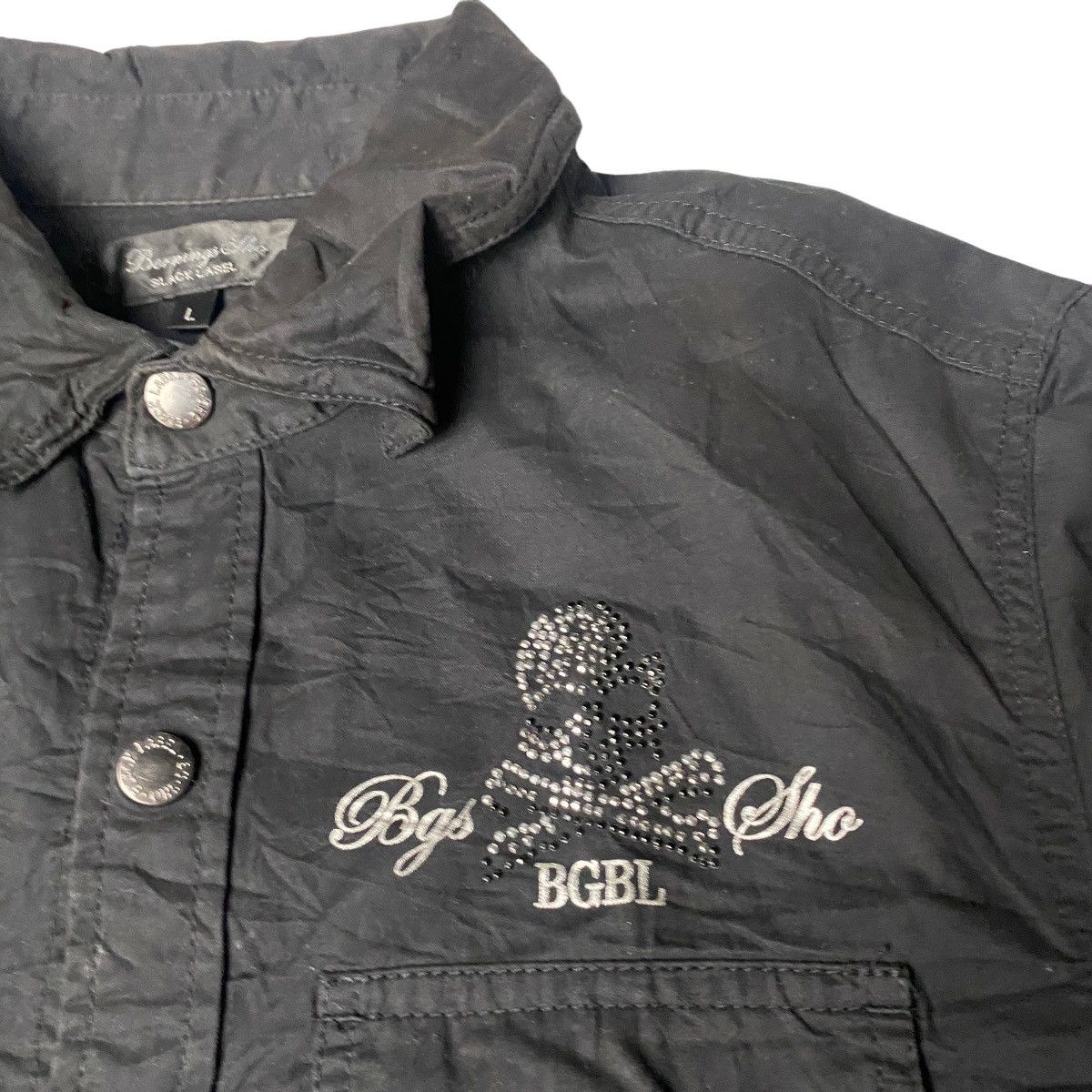 Hysteric Glamour 2000's Bernings Sho Studded Skull Poem Shirts Size US M / EU 48-50 / 2 - 7 Thumbnail