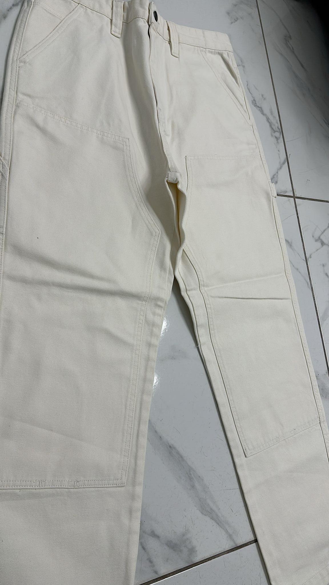 Stussy Stussy Double Knee Work Pant in Bone Size 31 Size US 31 - 4 Thumbnail