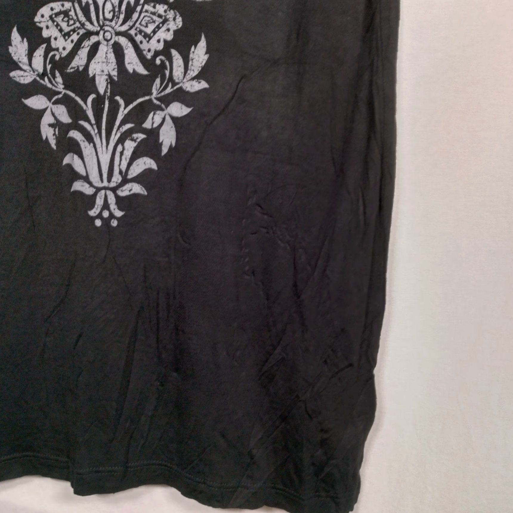 Vintage VINTAGE Wet Seal Juniors XL T-Shirt Women Graphic Anchor Flower Angel Wings Short Sleeve Black Size XL / US 12-14 / IT 48-50 - 7 Thumbnail