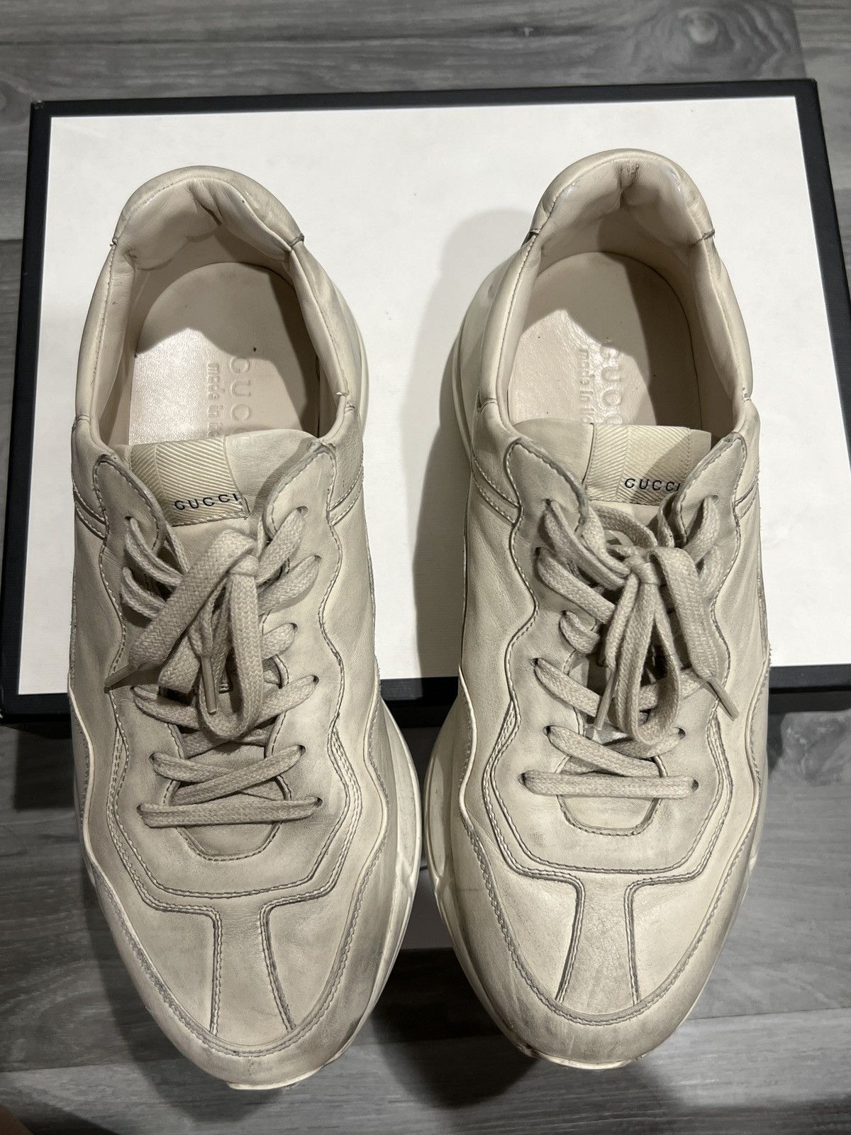 Gucci Gucci Rhyton Ivory size 10 Size US 10 / EU 43 - 6 Thumbnail