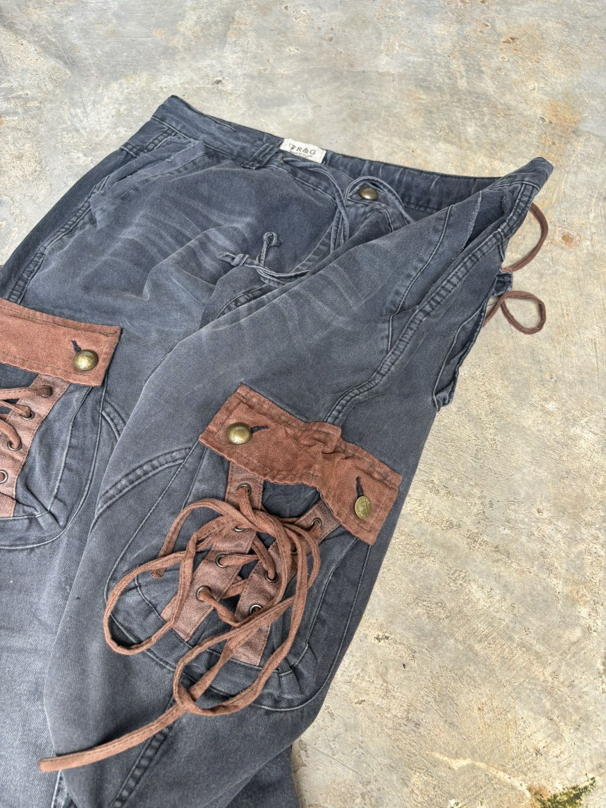 If Six Was Nine × Japanese Brand × Tornado Mart R&G Ifsixwasnine Lgb Style Cargo Pants Size US 34 / EU 50 - 5 Thumbnail