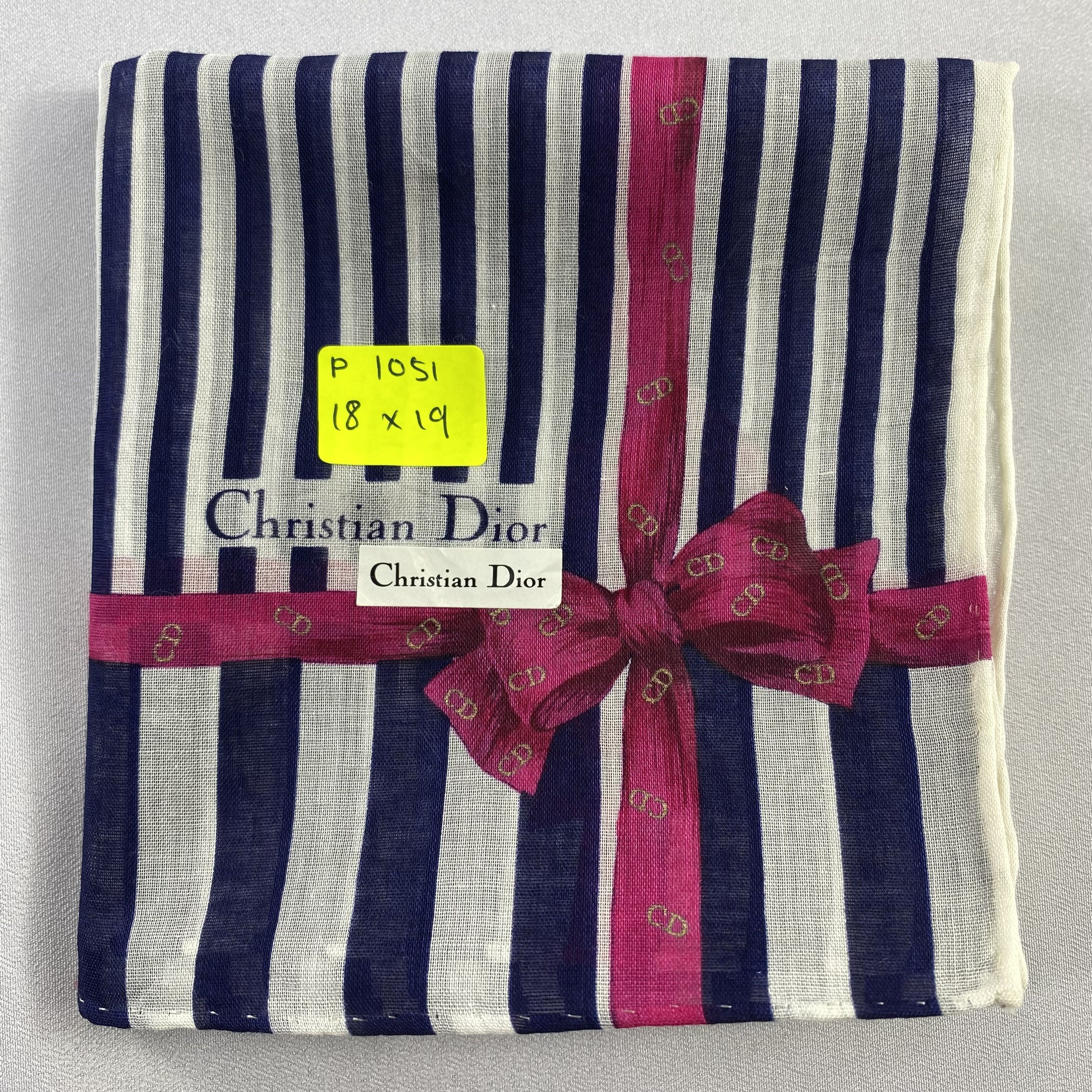 Vintage Christian Dior Monsieur Handkerchief / Neckerchief-P1051 Size ONE SIZE - 6 Thumbnail