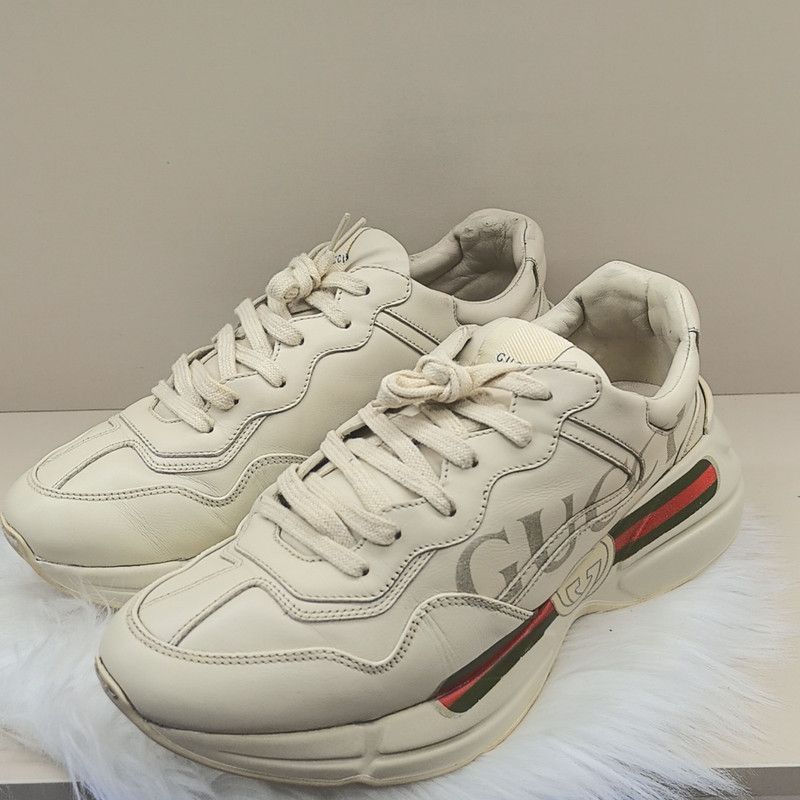 Gucci Gucci Rhyton Logo Low Top Dad Sneakers Size US 8 / EU 41 - 1 Thumbnail