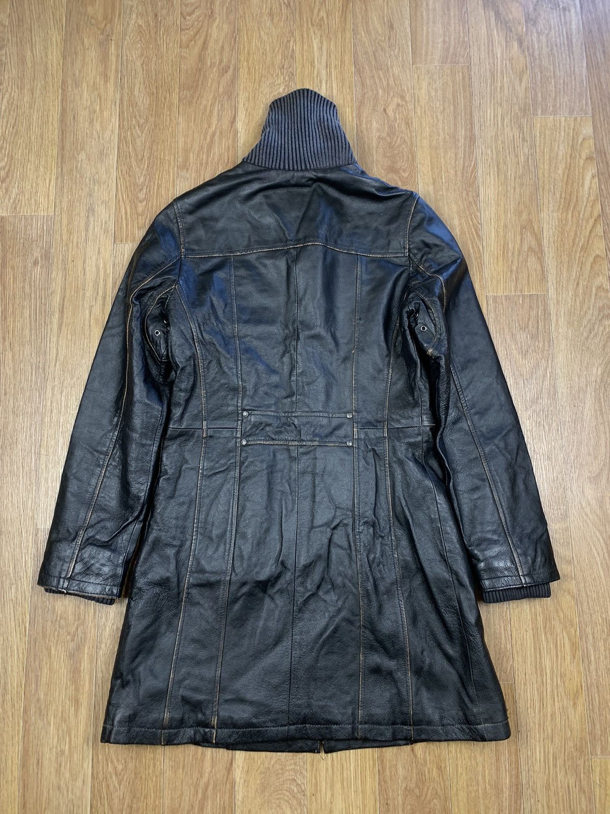 Japanese Brand × Vintage Gipsy Morpheus The Matrix 2000s Y2K Leather Coat Size M / US 6-8 / IT 42-44 - 7 Thumbnail