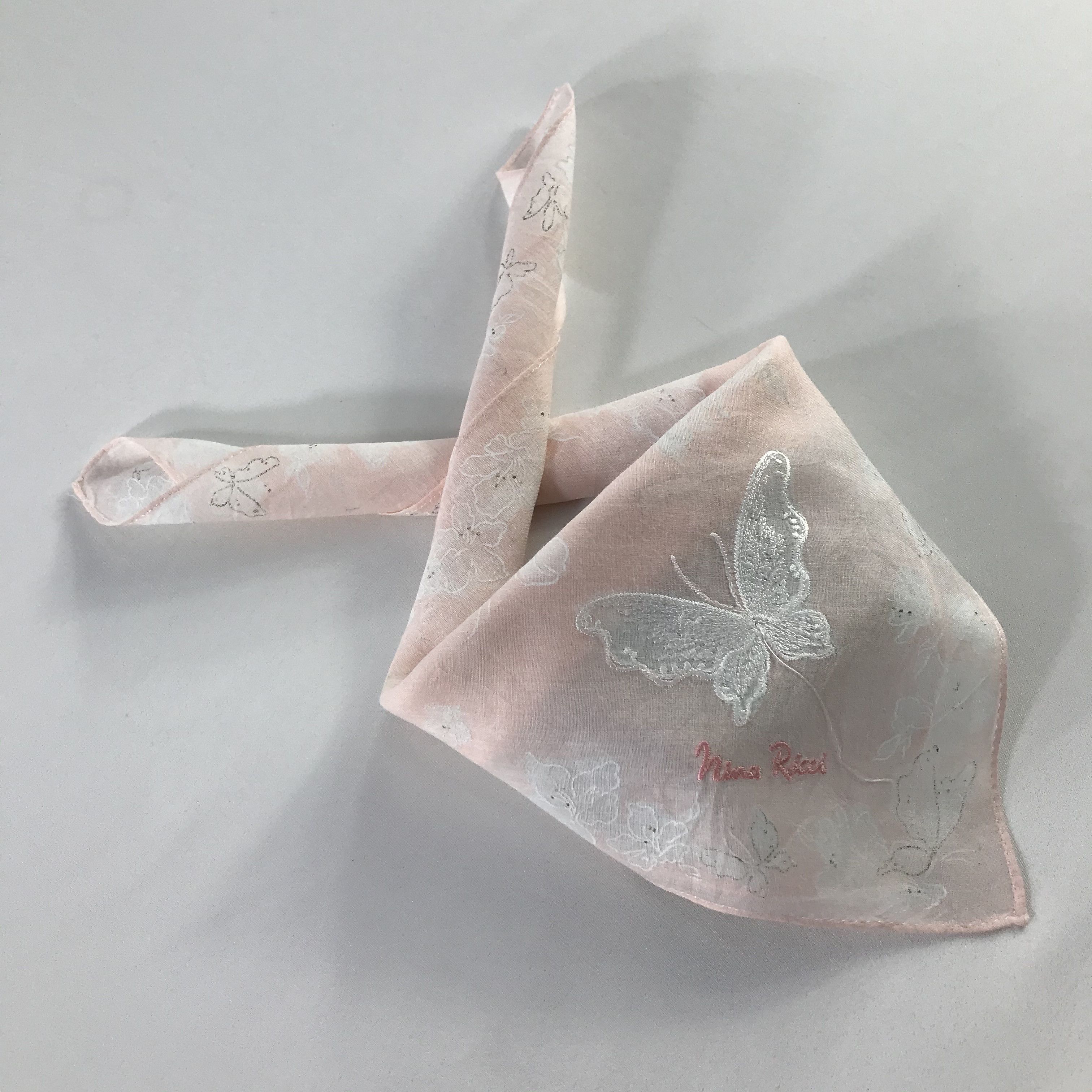 Nina Ricci × Vintage Nina Ricci Bandana / Handkerchief / Neckerchief - S554 Size ONE SIZE - 4 Thumbnail