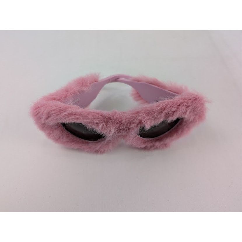 Balenciaga o1rshd1 Size: OS / Furry Sunglasses in Pink Size ONE SIZE - 12 Thumbnail