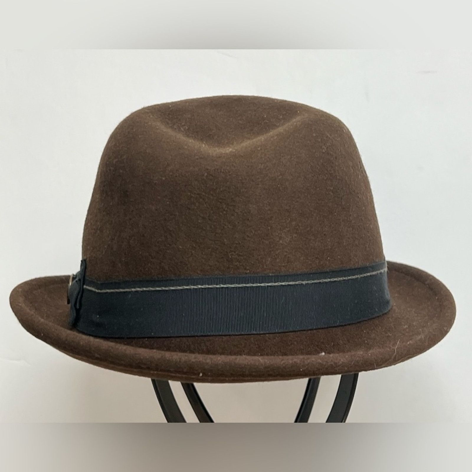 Goorin Bros. Goorin Bros Brown Wool Fedora Hat XL 100% Wool MADE IN USA Size ONE SIZE - 3 Thumbnail