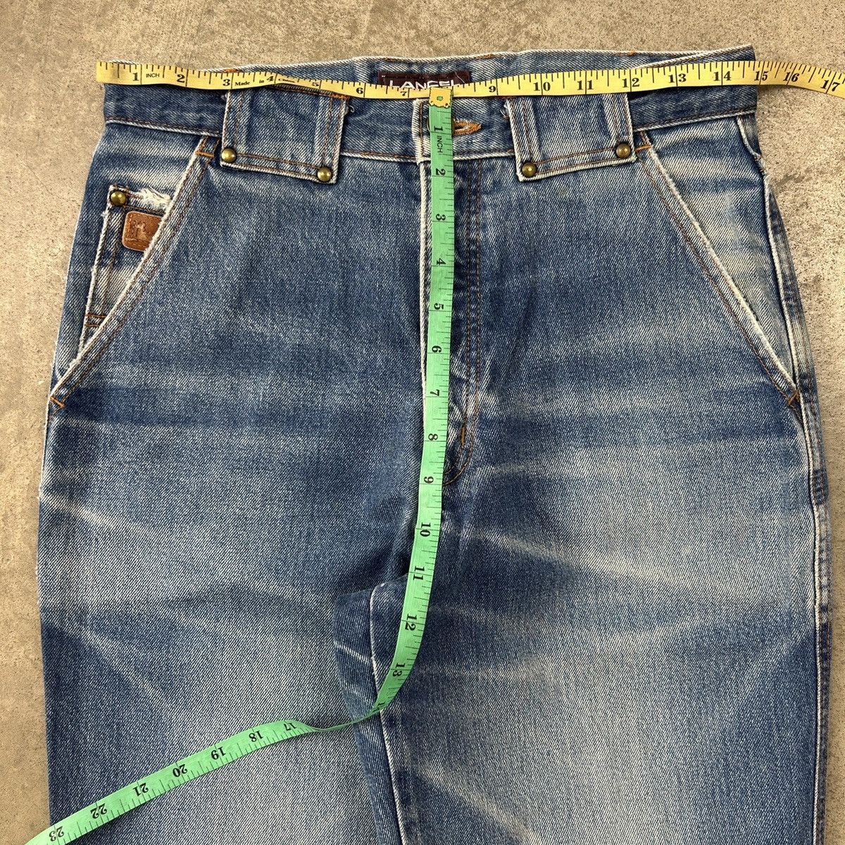 Lancel 1990s Lancel - Baggy Denim Jeans Size US 30 / EU 46 - 9 Thumbnail