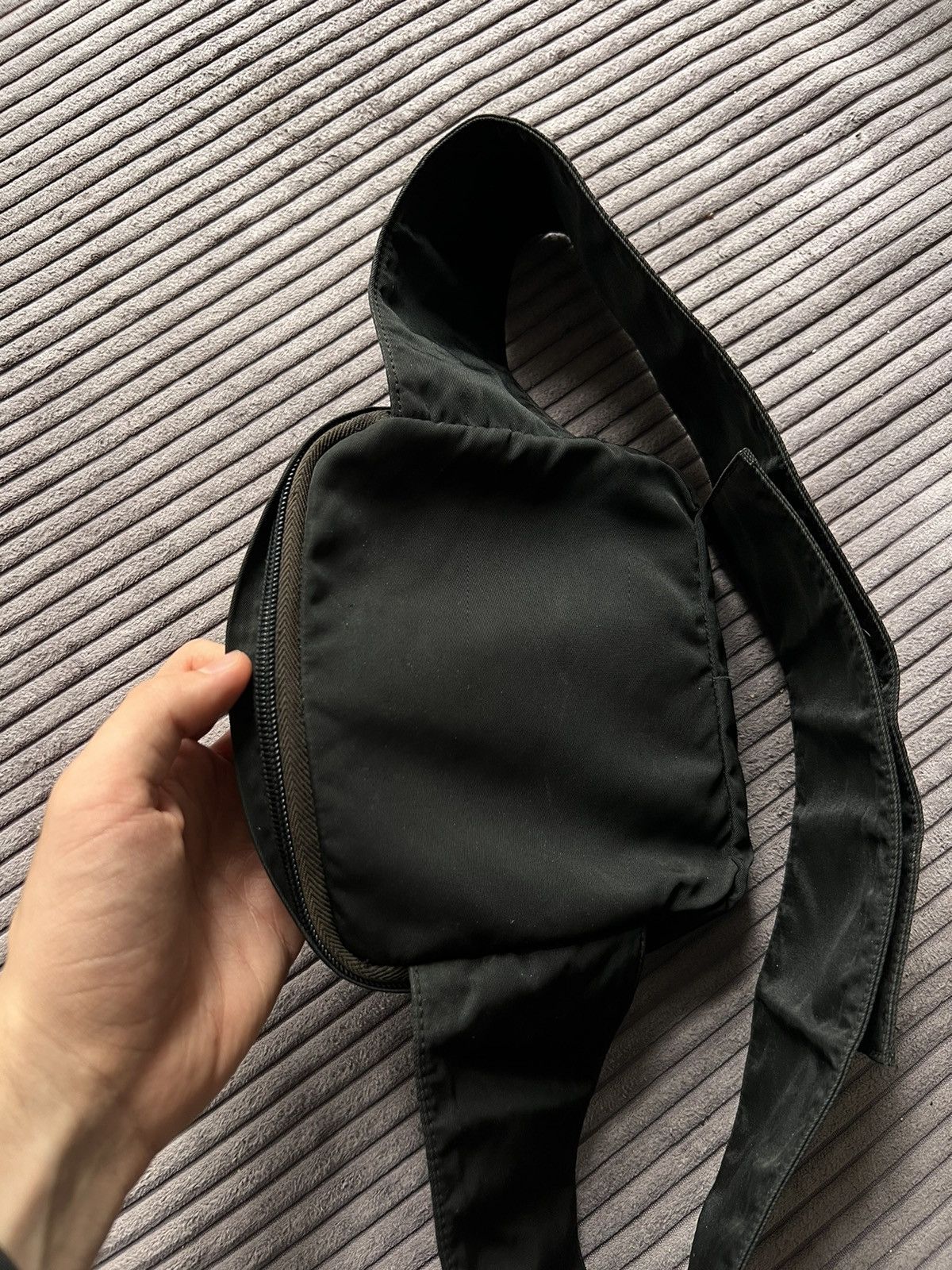 Prada 90s Prada Nylon Waist Shoulder Bag Rare Designer Vintage Hyp Size ONE SIZE - 5 Thumbnail