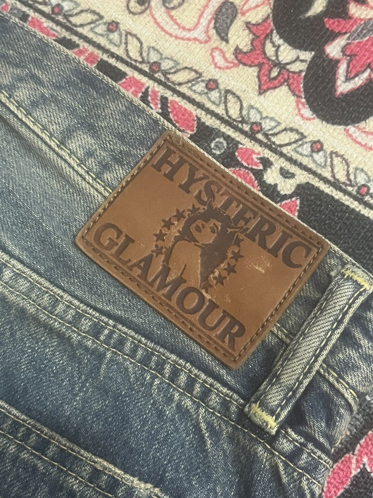 Hysteric Glamour Hysteric Glamour Naked Pin Up Girl Patchwork Selvedge Jeans Size US 32 / EU 48 - 11 Thumbnail