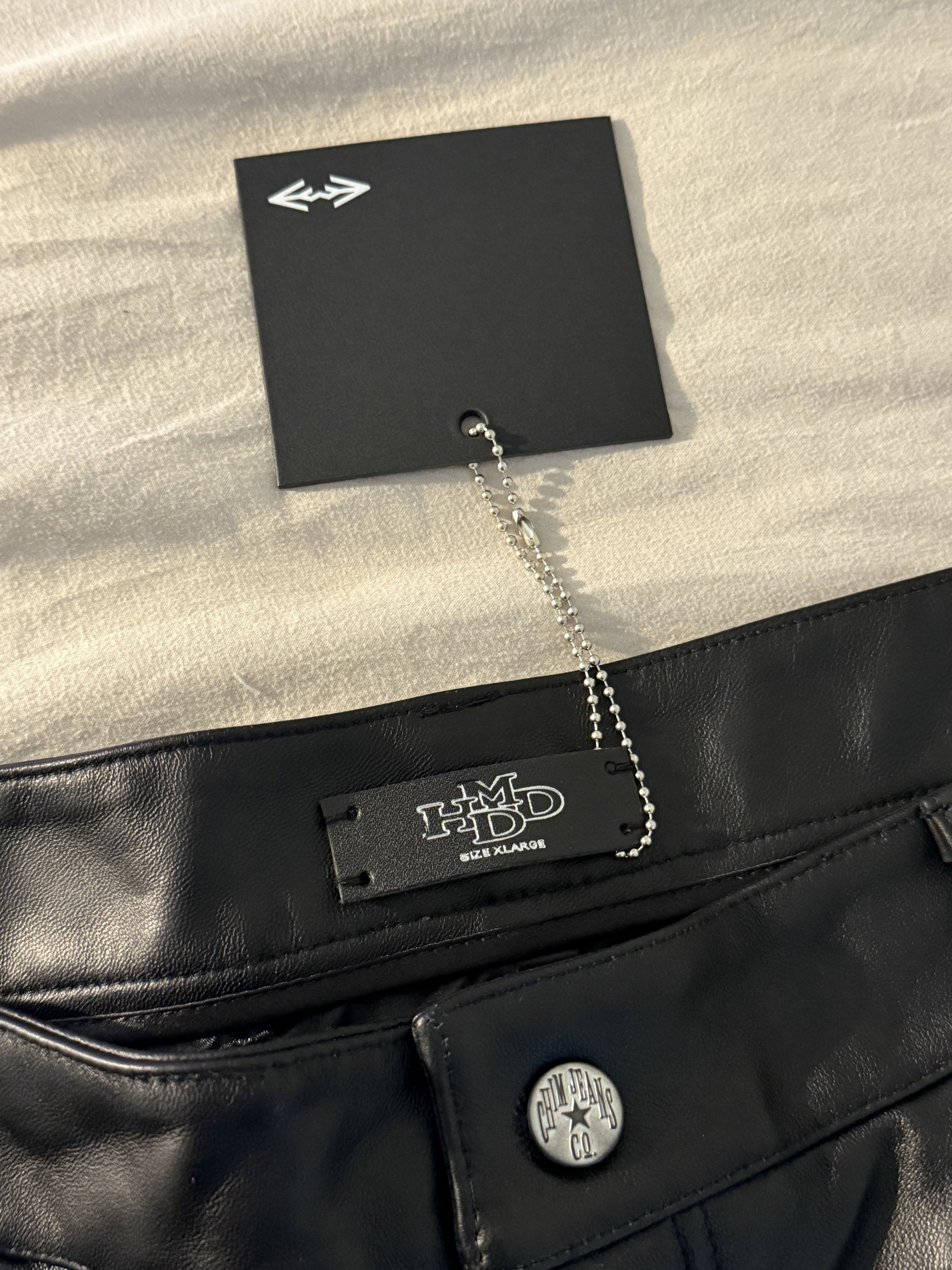 HMDD HMDD Leather Lamb Chop Shorts Size US 38 / EU 54 - 3 Thumbnail
