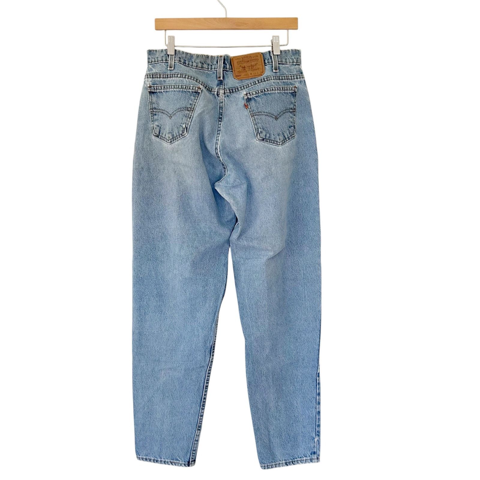 Levi's Vintage Levis 560 Loose Fit Tapered Leg Jeans Sz 33x34 Size US 33 - 7 Thumbnail