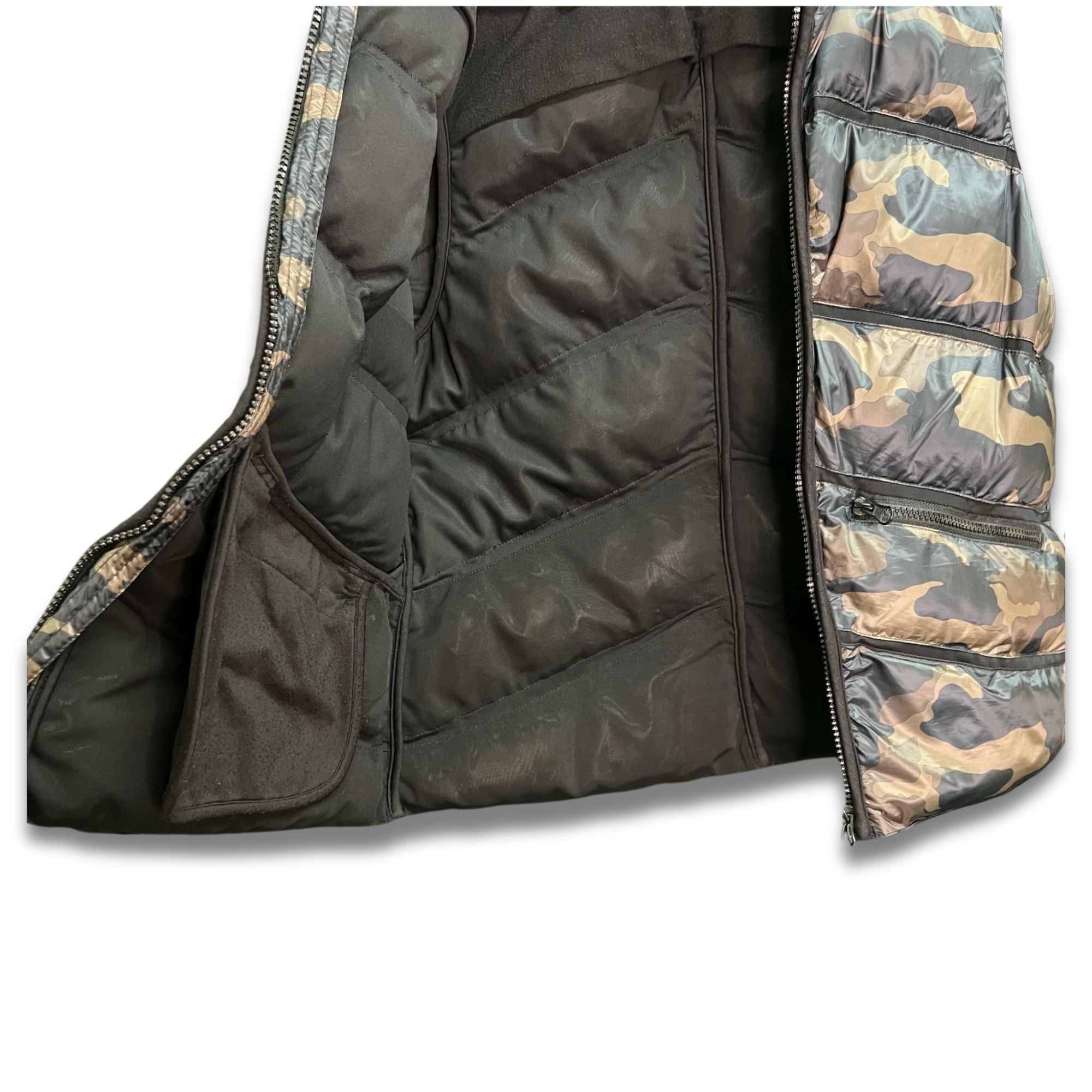 Other BLACK NOIR Camouflage Sleeveless Puffer Vest With High Neck Size US M / EU 48-50 / 2 - 5 Thumbnail