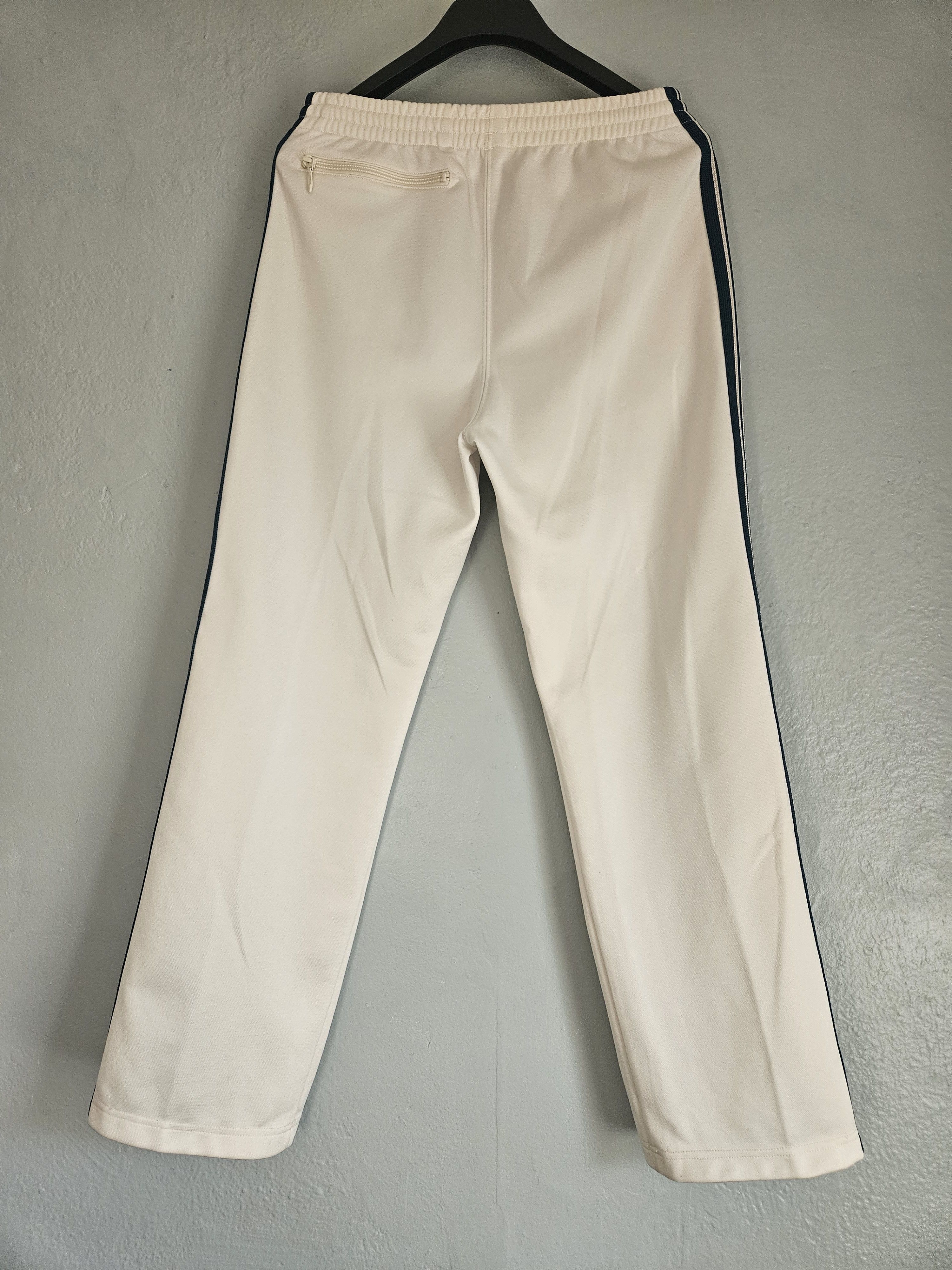 Needles Poly Smooth White Sea Blue Track Pants Size US 30 / EU 46 - 5 Thumbnail