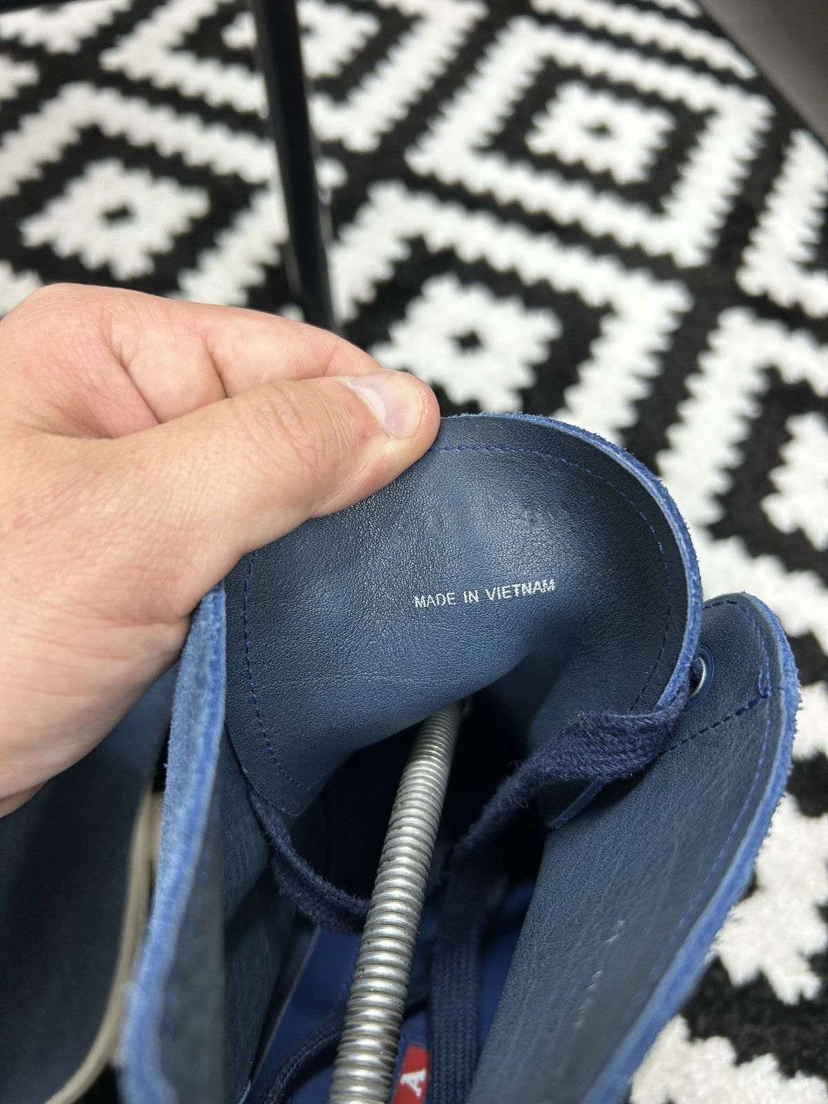 Prada Prada Hi Top Suede sneakers Size US 10.5 / EU 43-44 - 7 Thumbnail