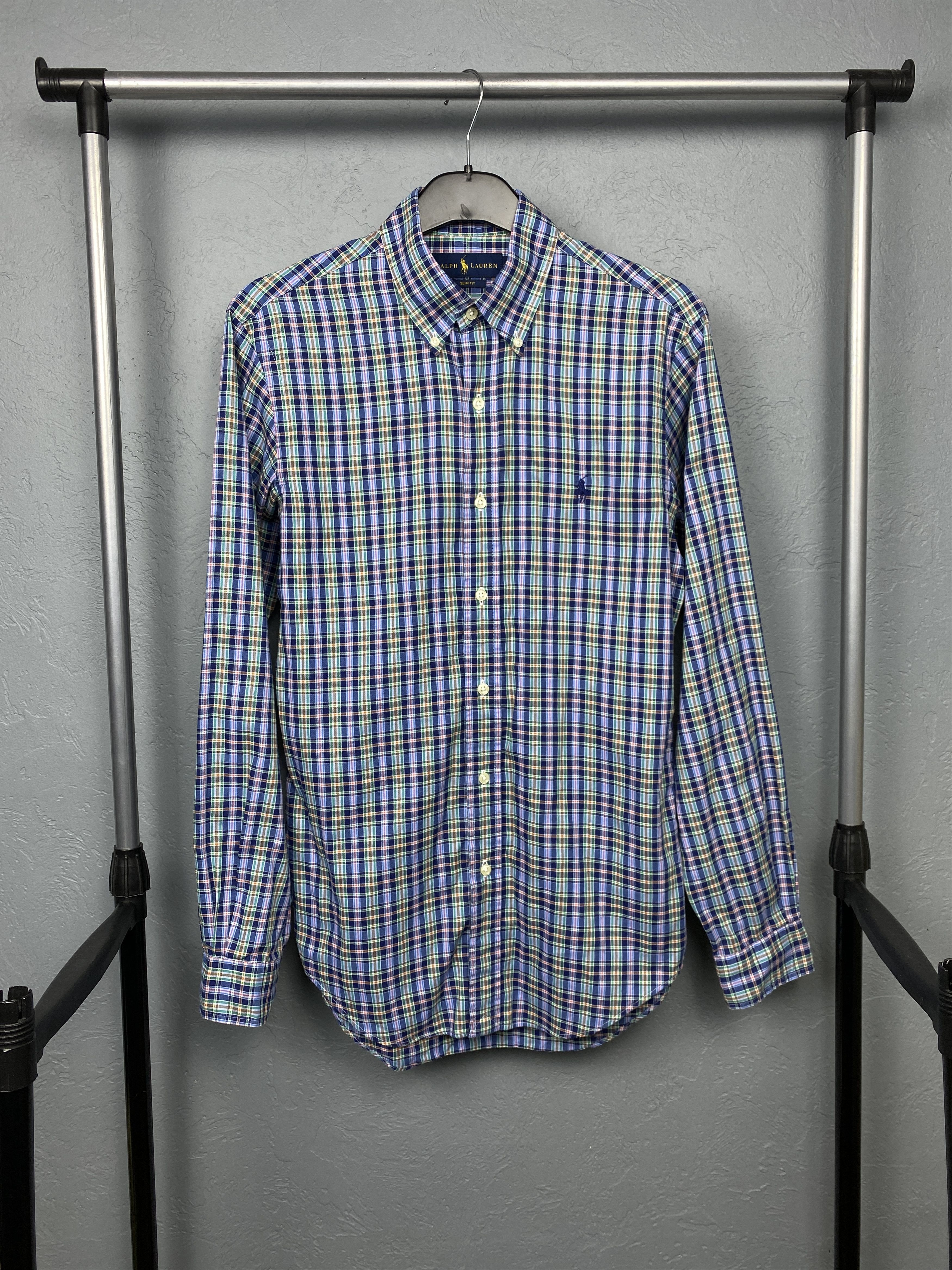 Polo Ralph Lauren Polo Ralph Lauren Vintage Mens Plaid Shirt Size US S / EU 44-46 / 1 - 1 Thumbnail