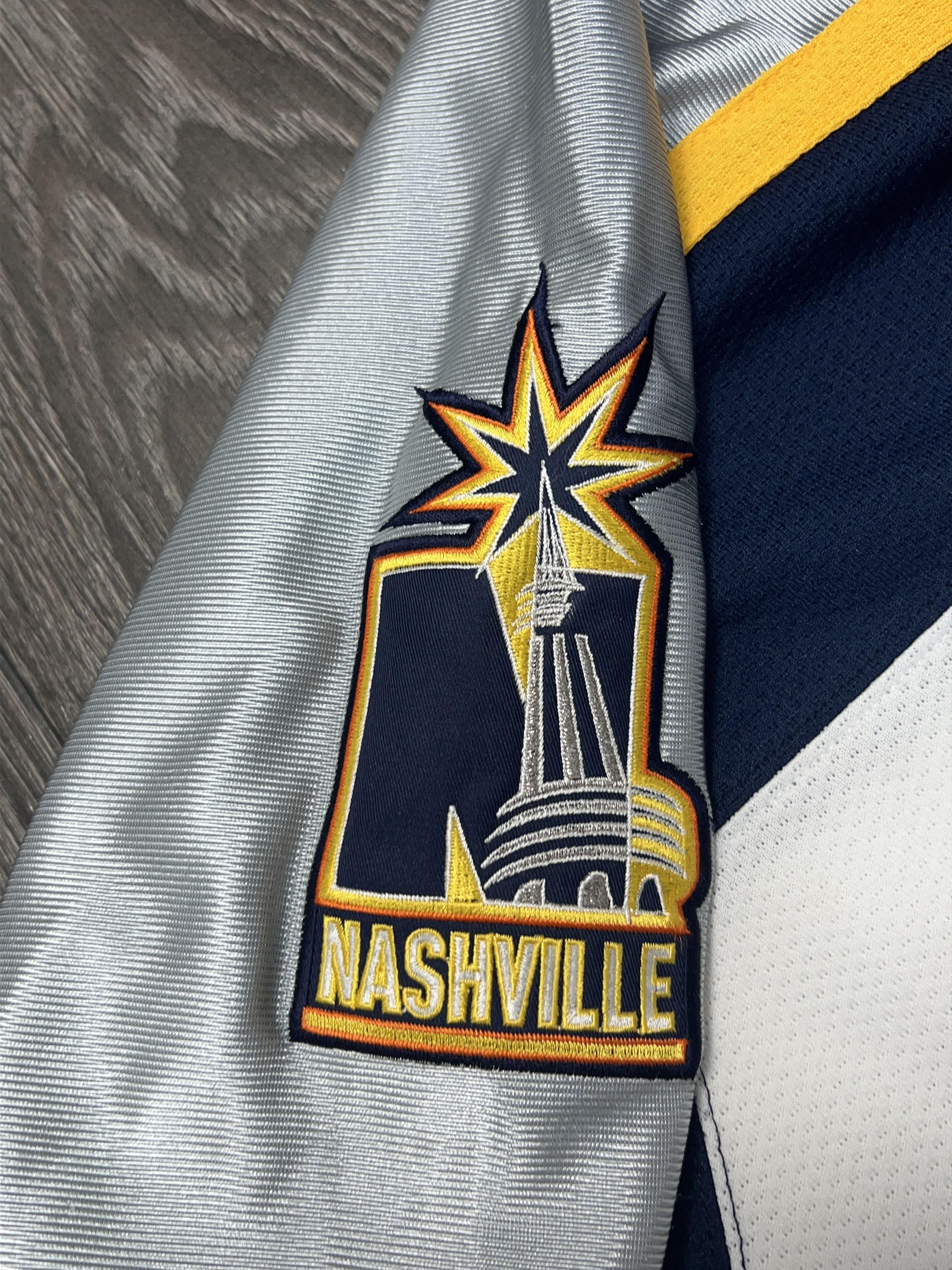 Starter Vintage NHL Nashville Predators Long Sleeve Jersey Shirt Size US XL / EU 56 / 4 - 4 Thumbnail