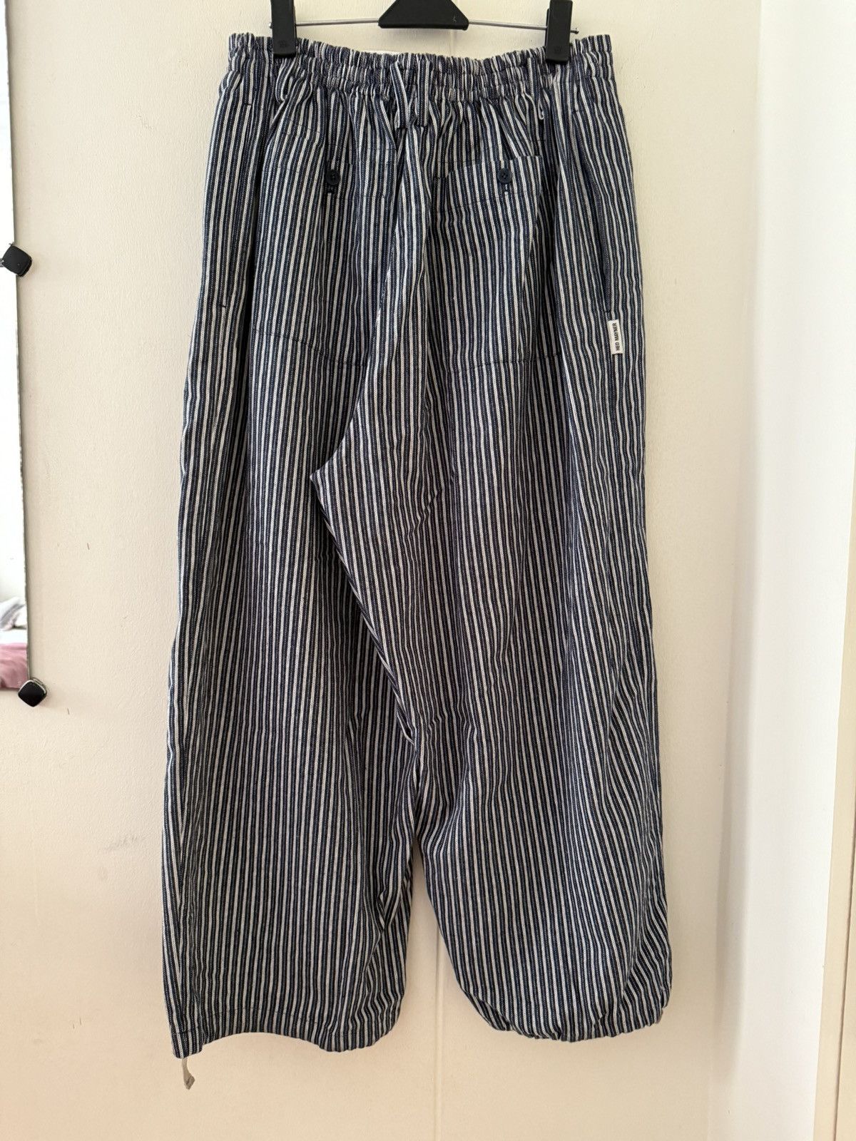 Hed Mayner Wide Leg Stripe Pants Size US 31 - 4 Thumbnail